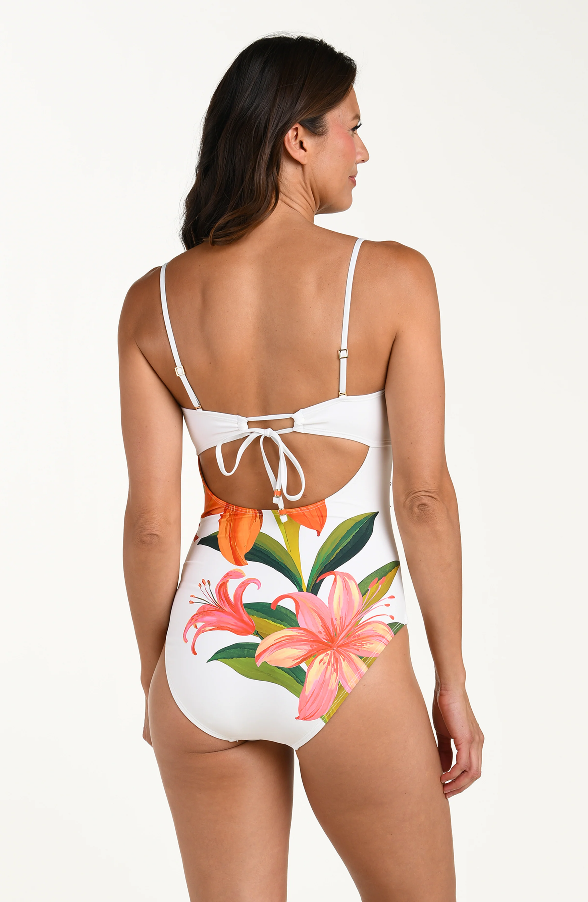 Jungle Blossoms Bandeau One Piece - Multi - Image 3