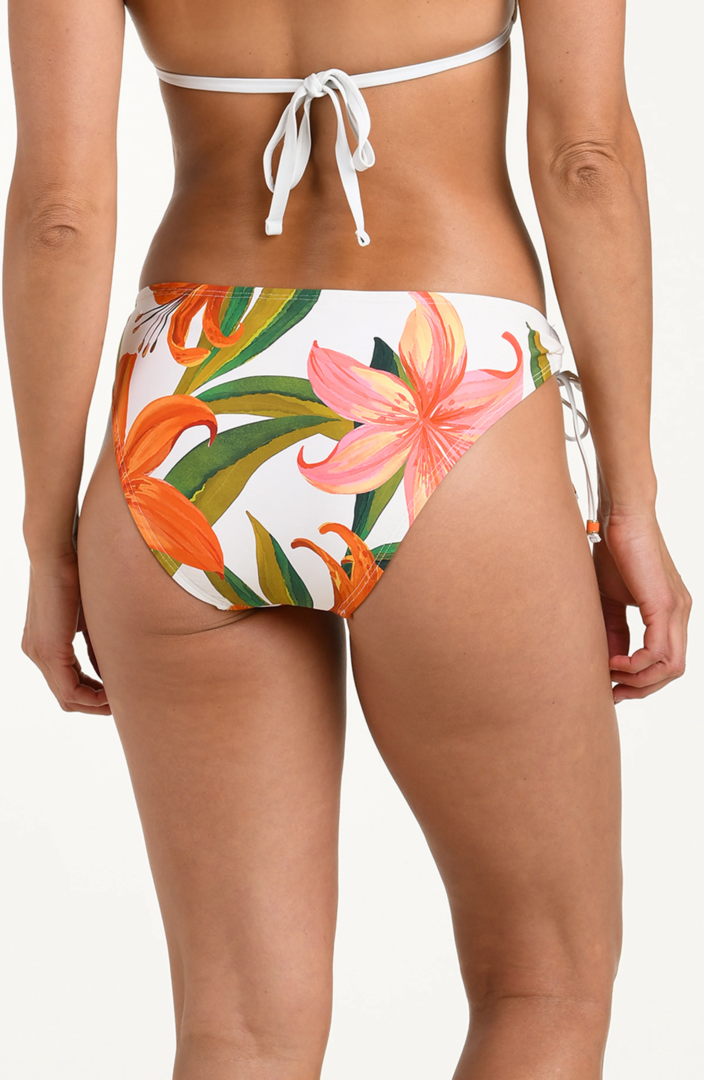 Jungle Blossoms Side Tie Hipster Bottom - Multi - Image 2