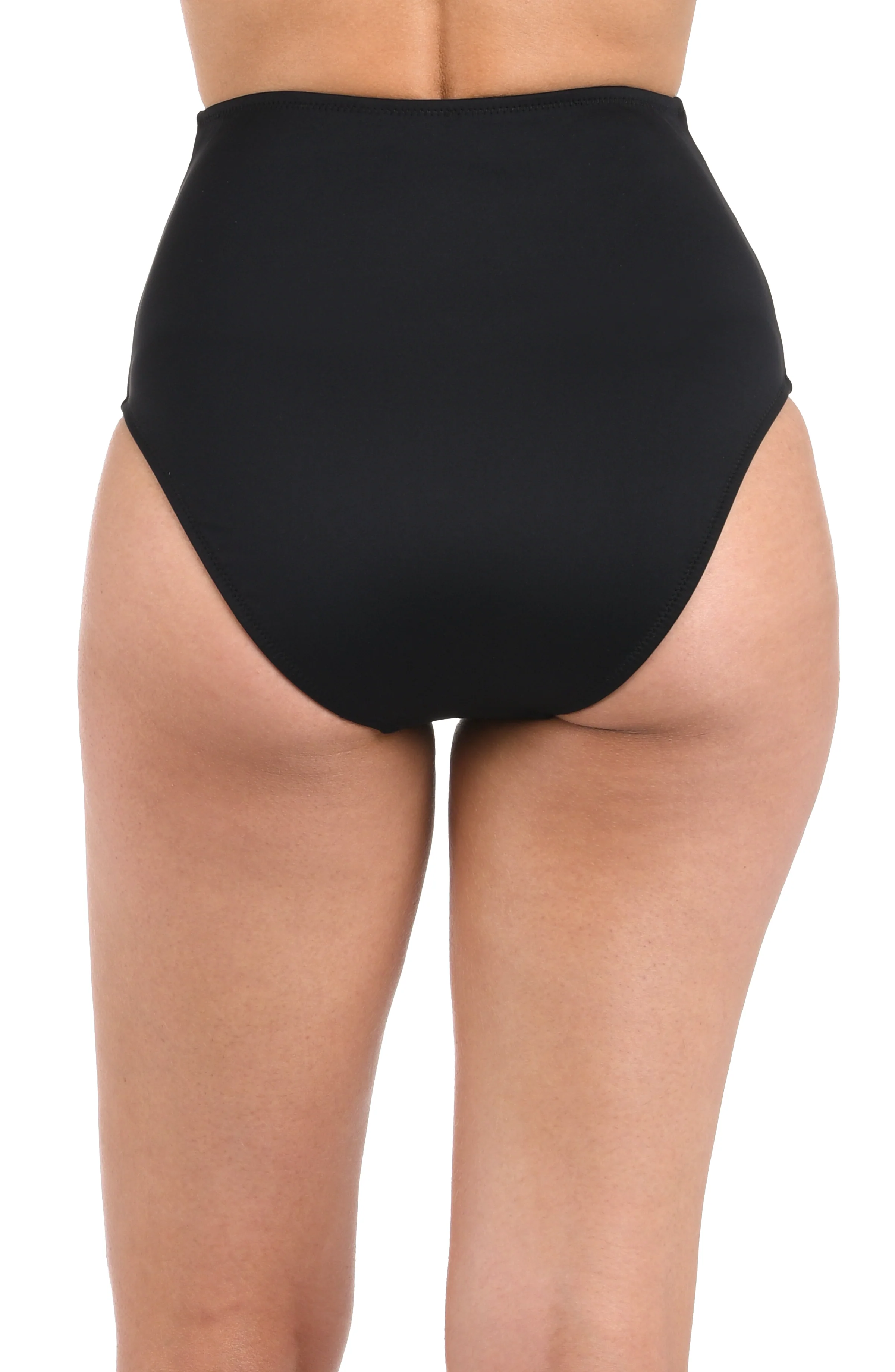 LB Luxe Ultra High Waist Bottom - Black - Image 2