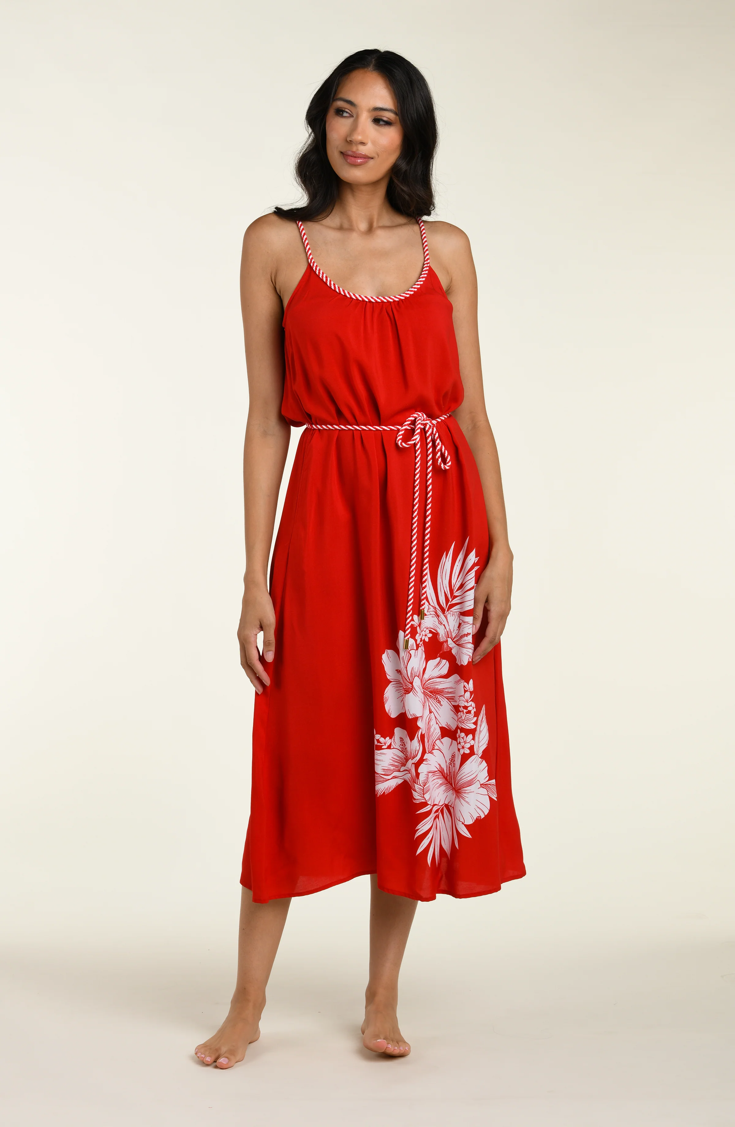 Mariner Blooms Maxi Dress - Ruby - Image 2