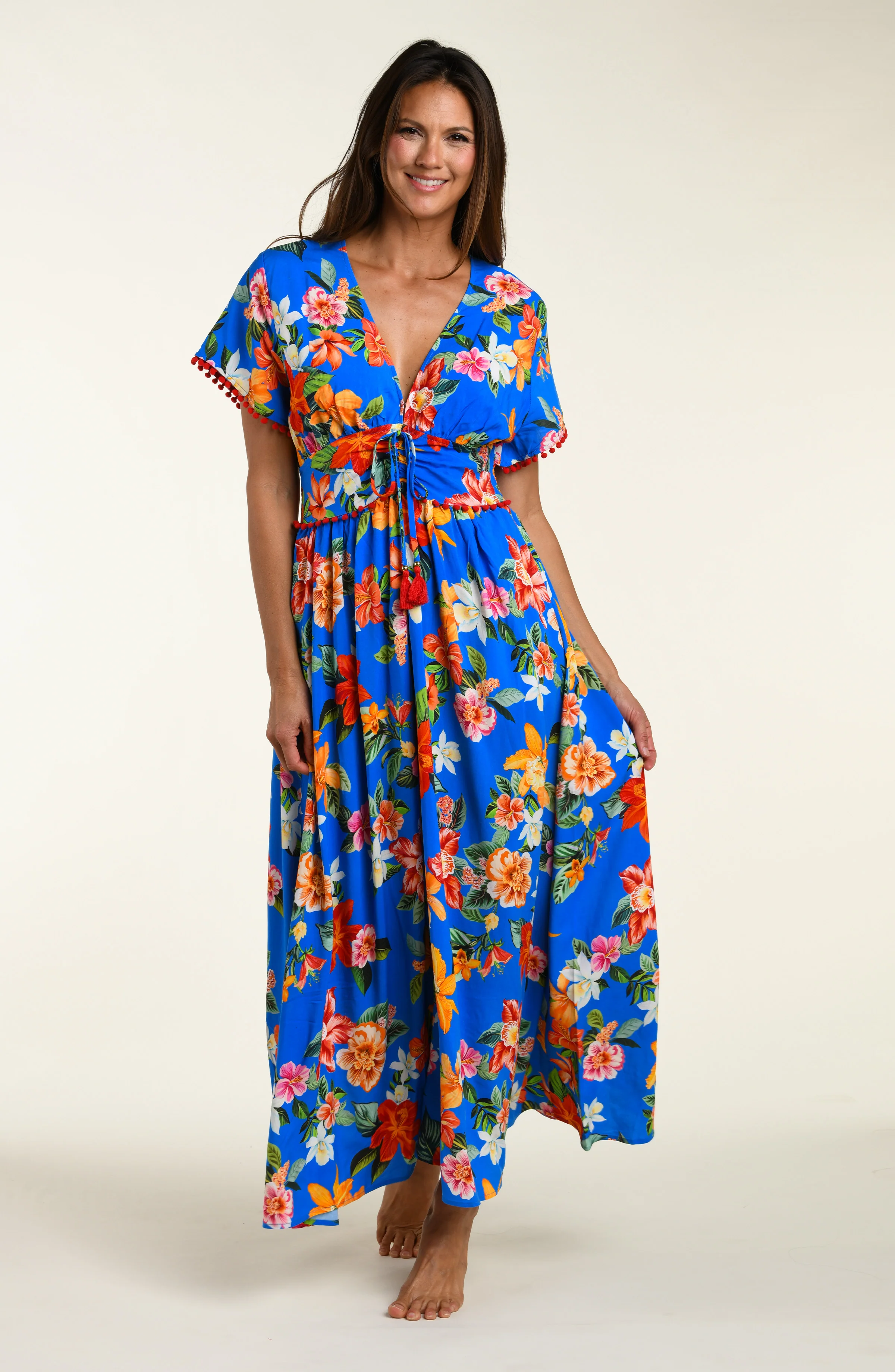 Modern Oasis V-Neck Maxi Dress - Image 4