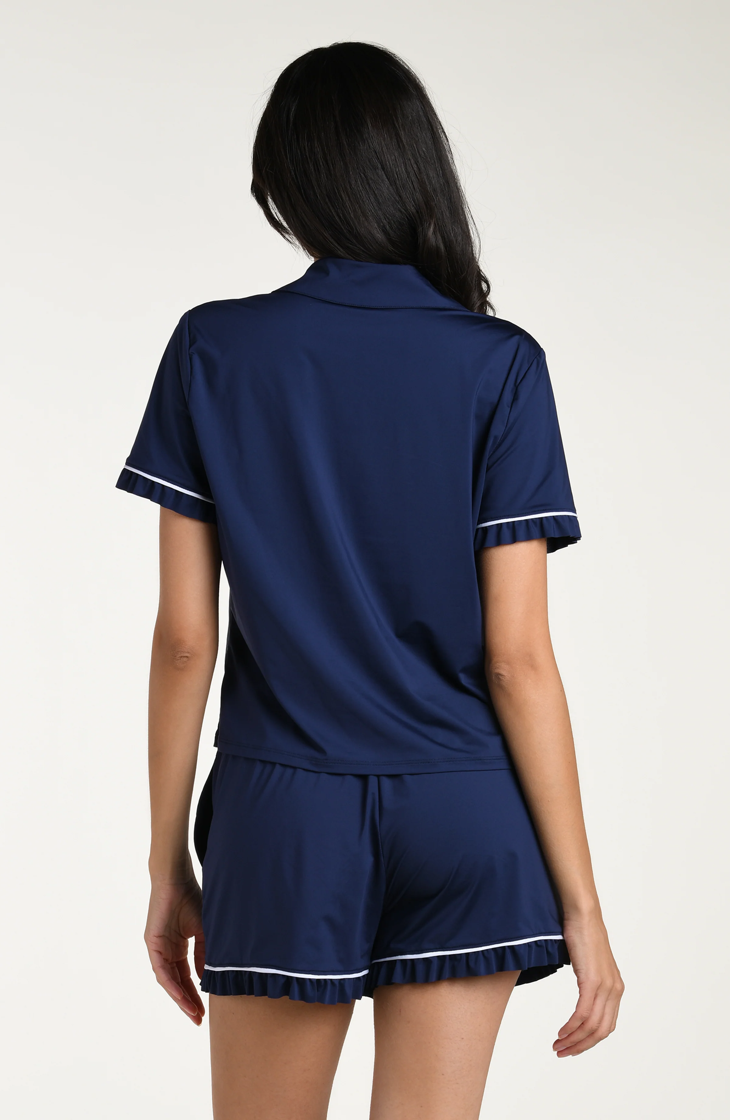 Ruffled Short Pajama Set - Image 2