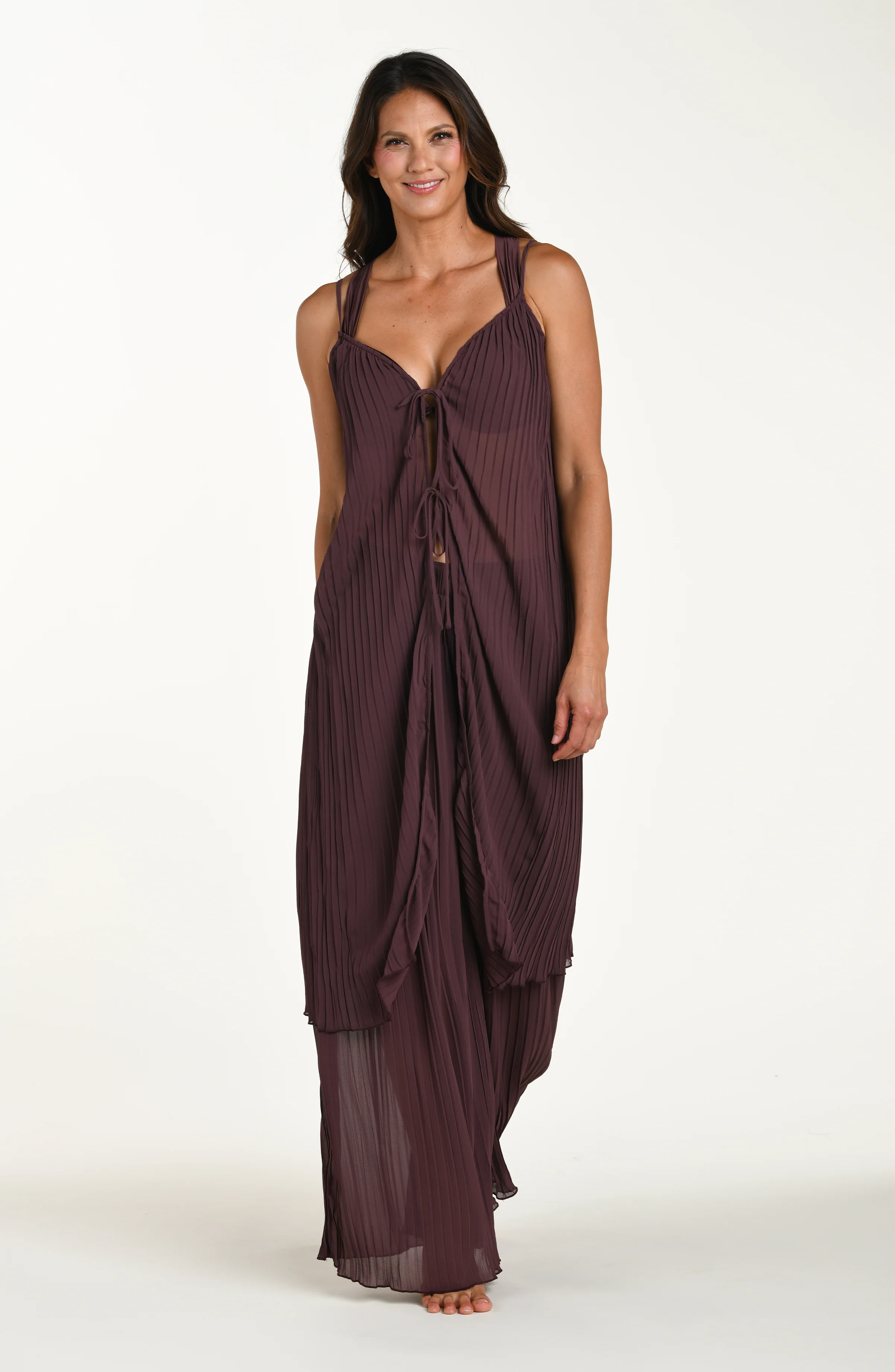 Sunbeams Pleated Palazzo Pant - Image 7