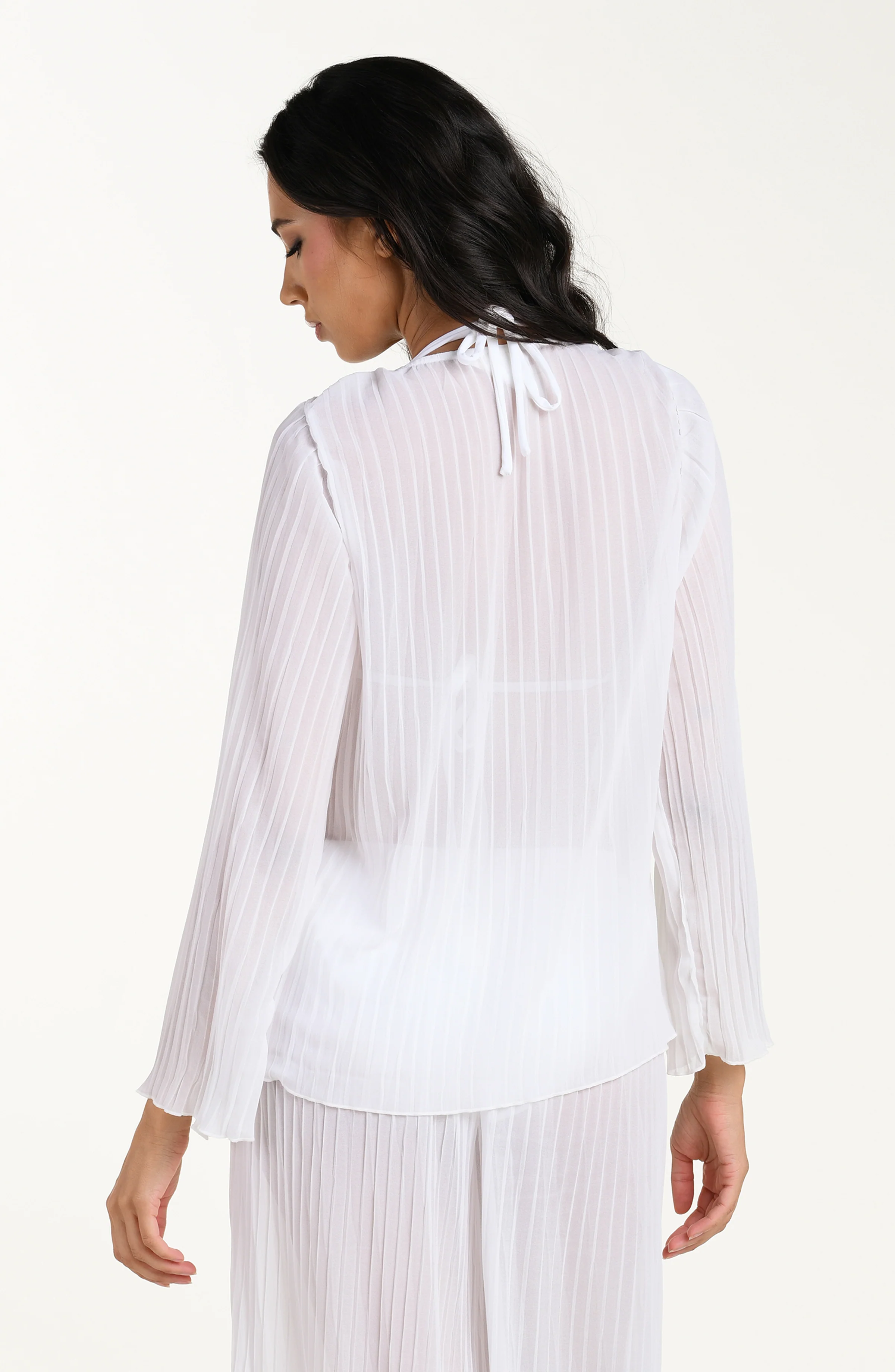 Sunbeams Long Sleeve Pleated Top - Image 4