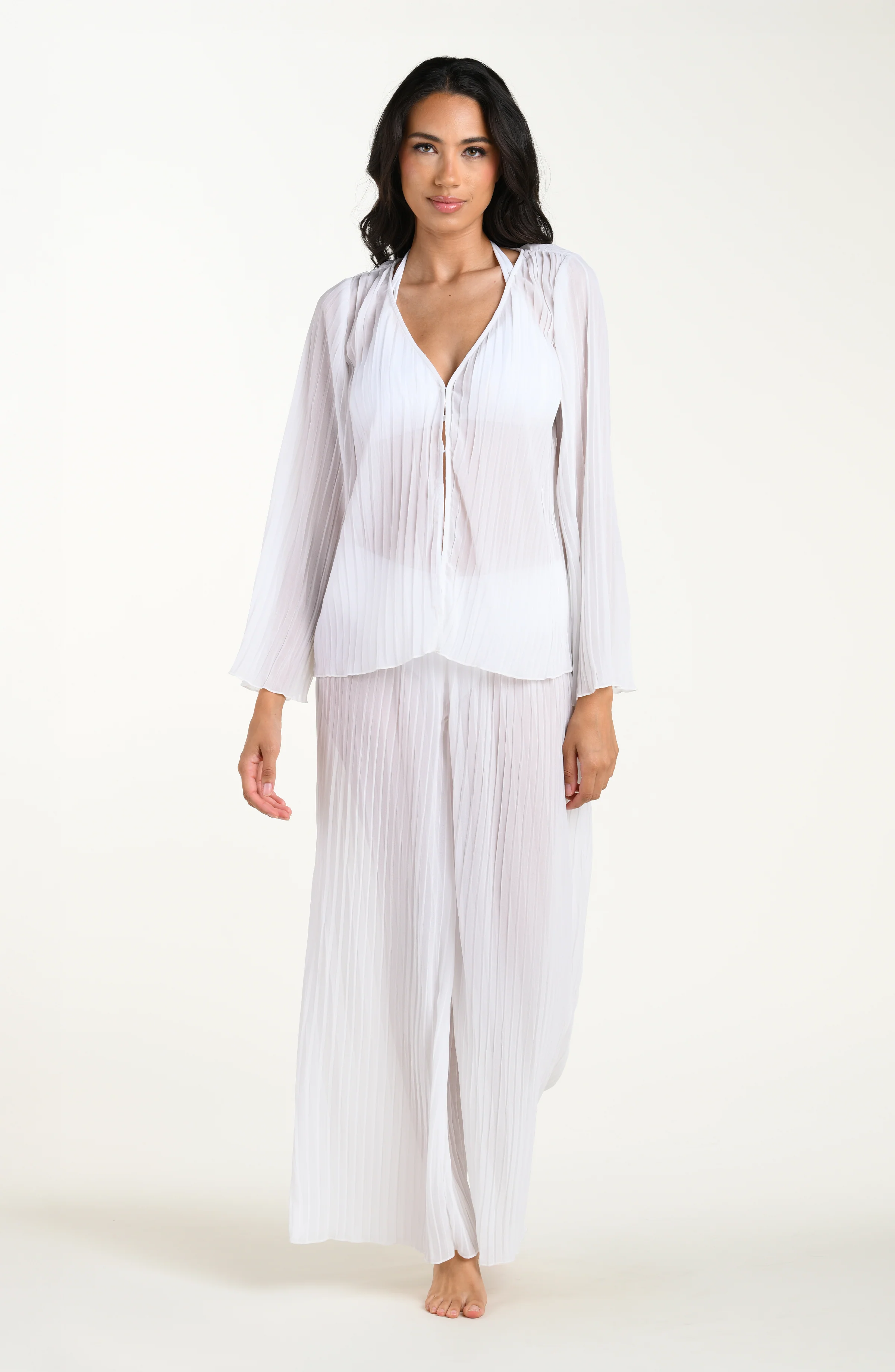 Sunbeams Pleated Palazzo Pant - Image 5
