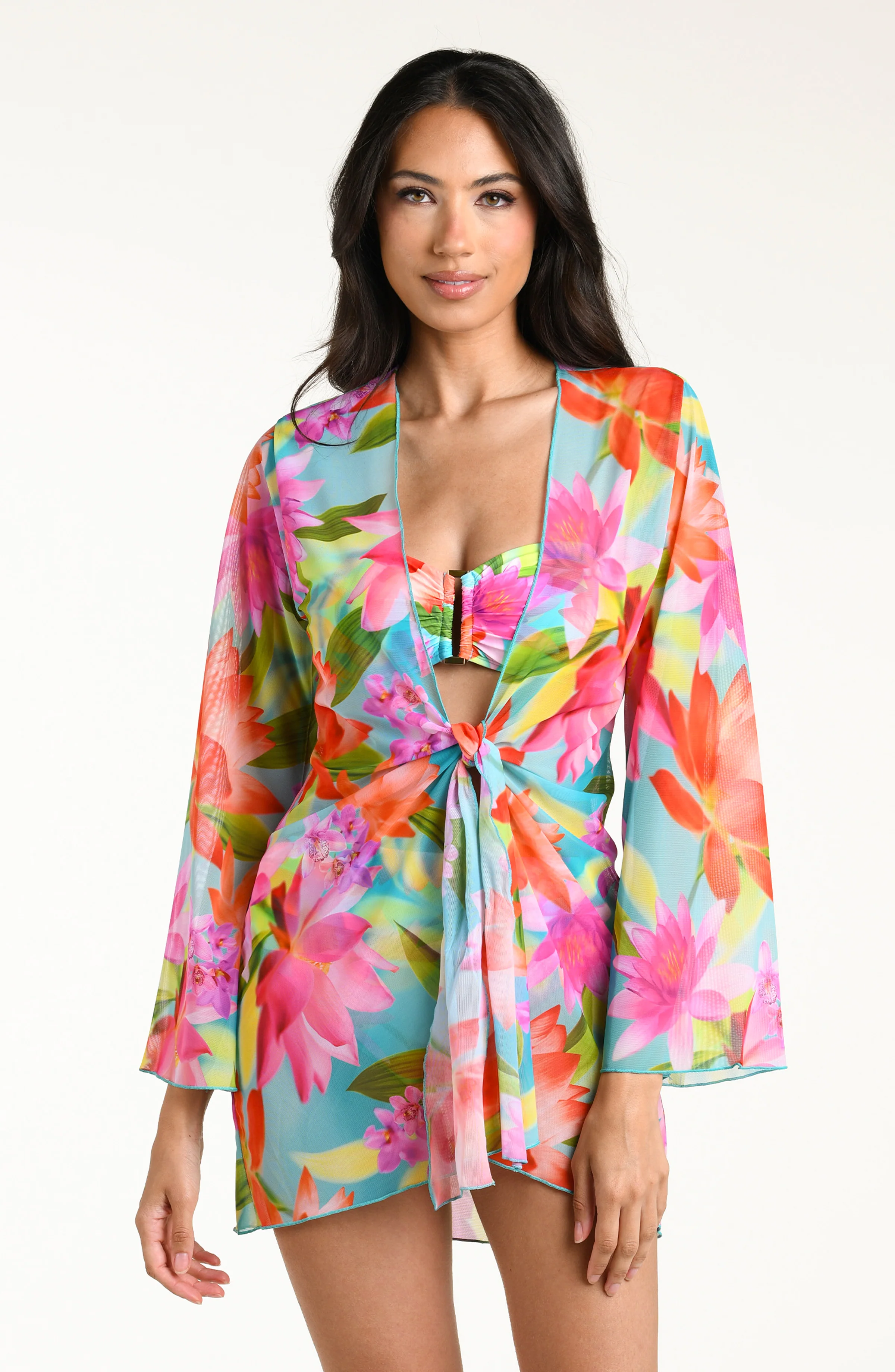 Sunset Botanica Kimono - Image 3