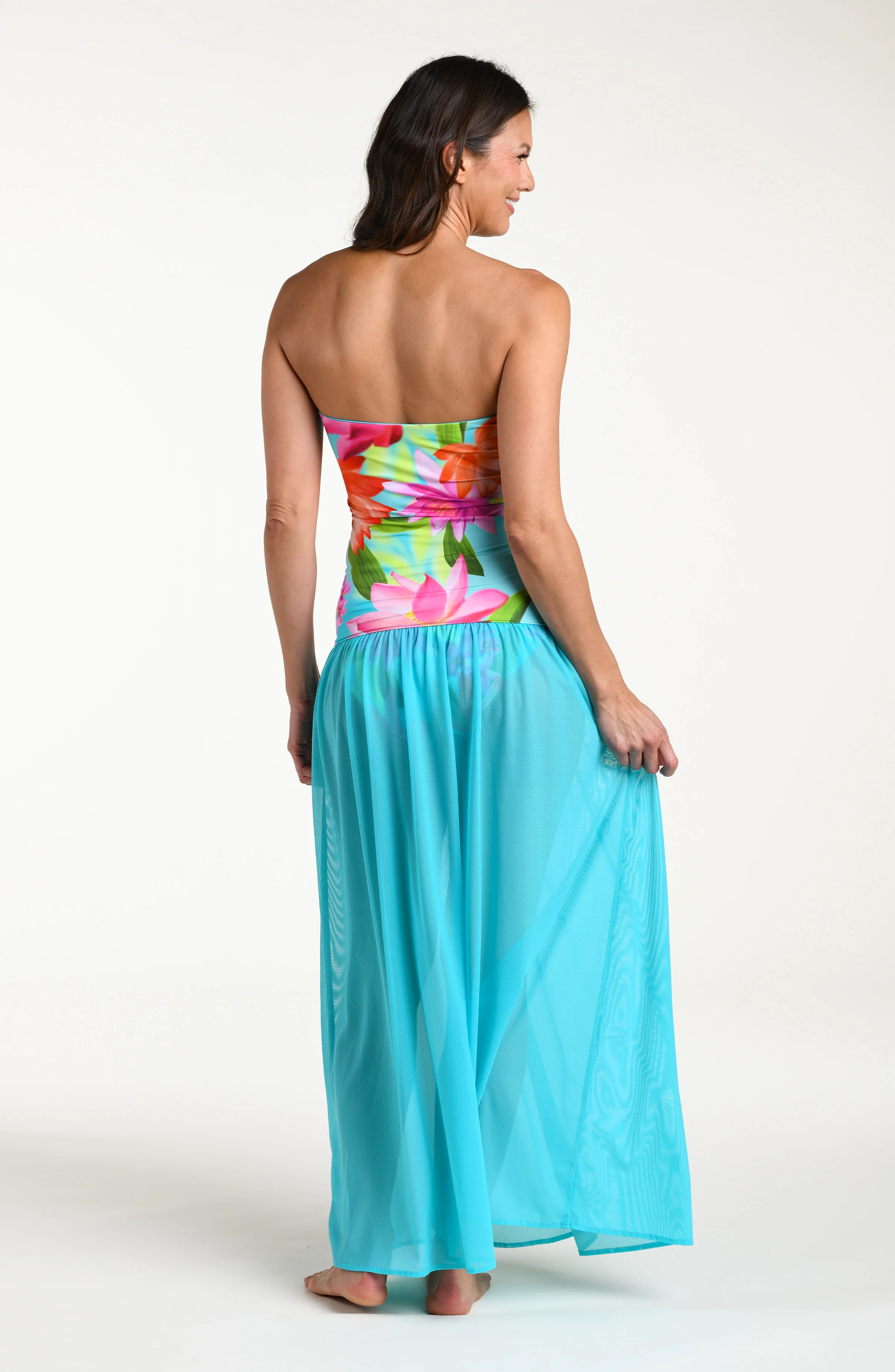 Sunset Botanica Strapless Convertible Maxi Dress - Image 4