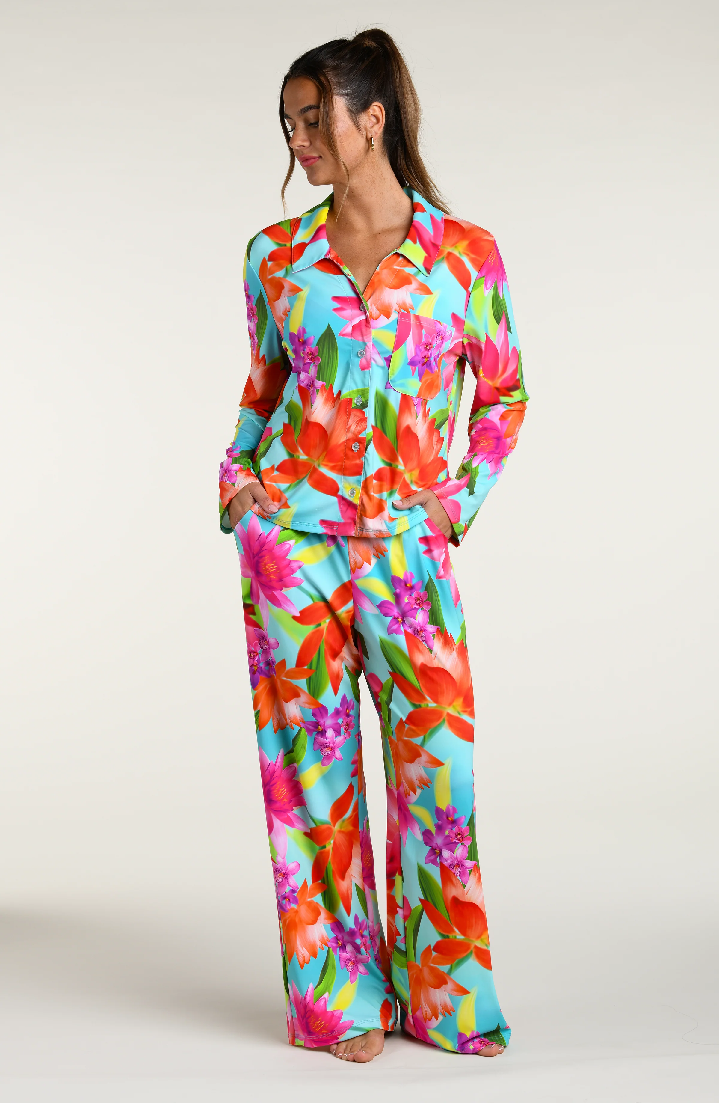 Sunset Botanica Pant Pajama Set - Image 3