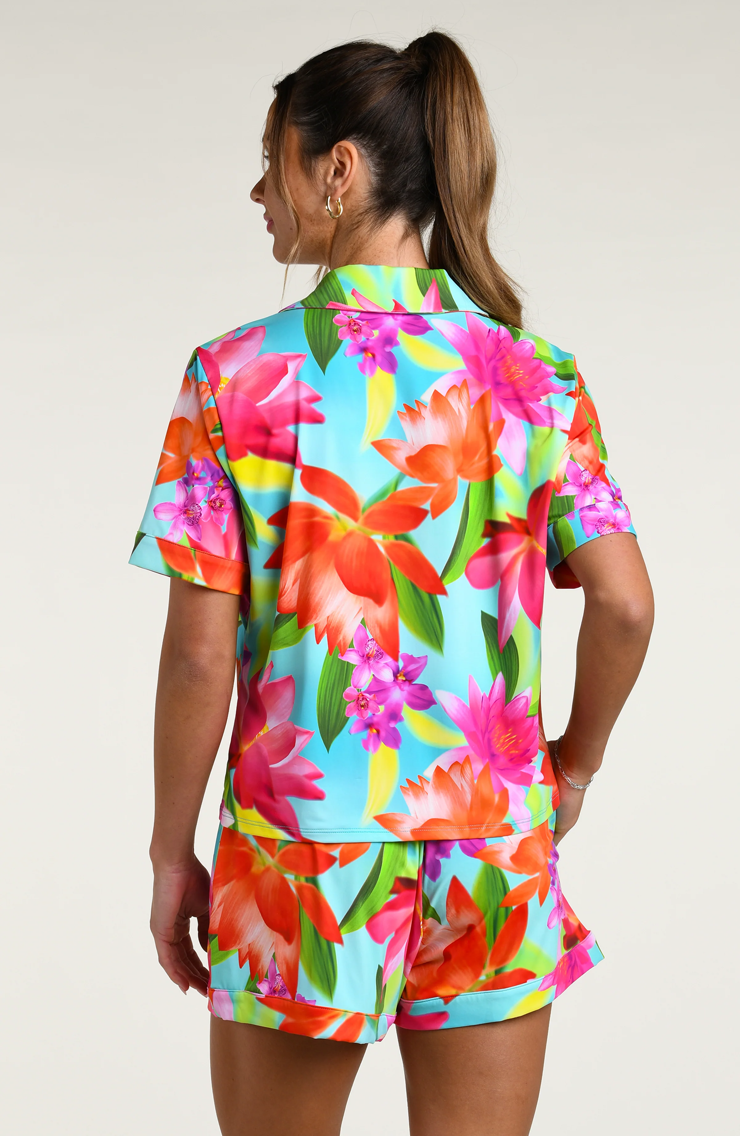 Sunset Botanica Short Pajama Set - Image 4
