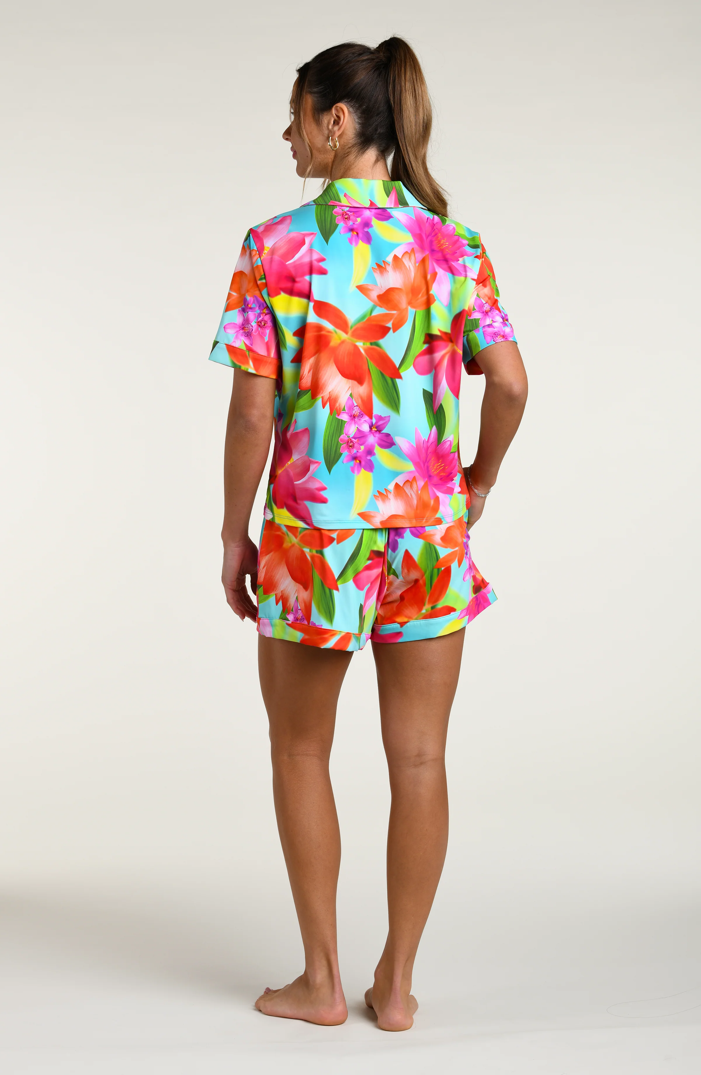Sunset Botanica Short Pajama Set - Image 7