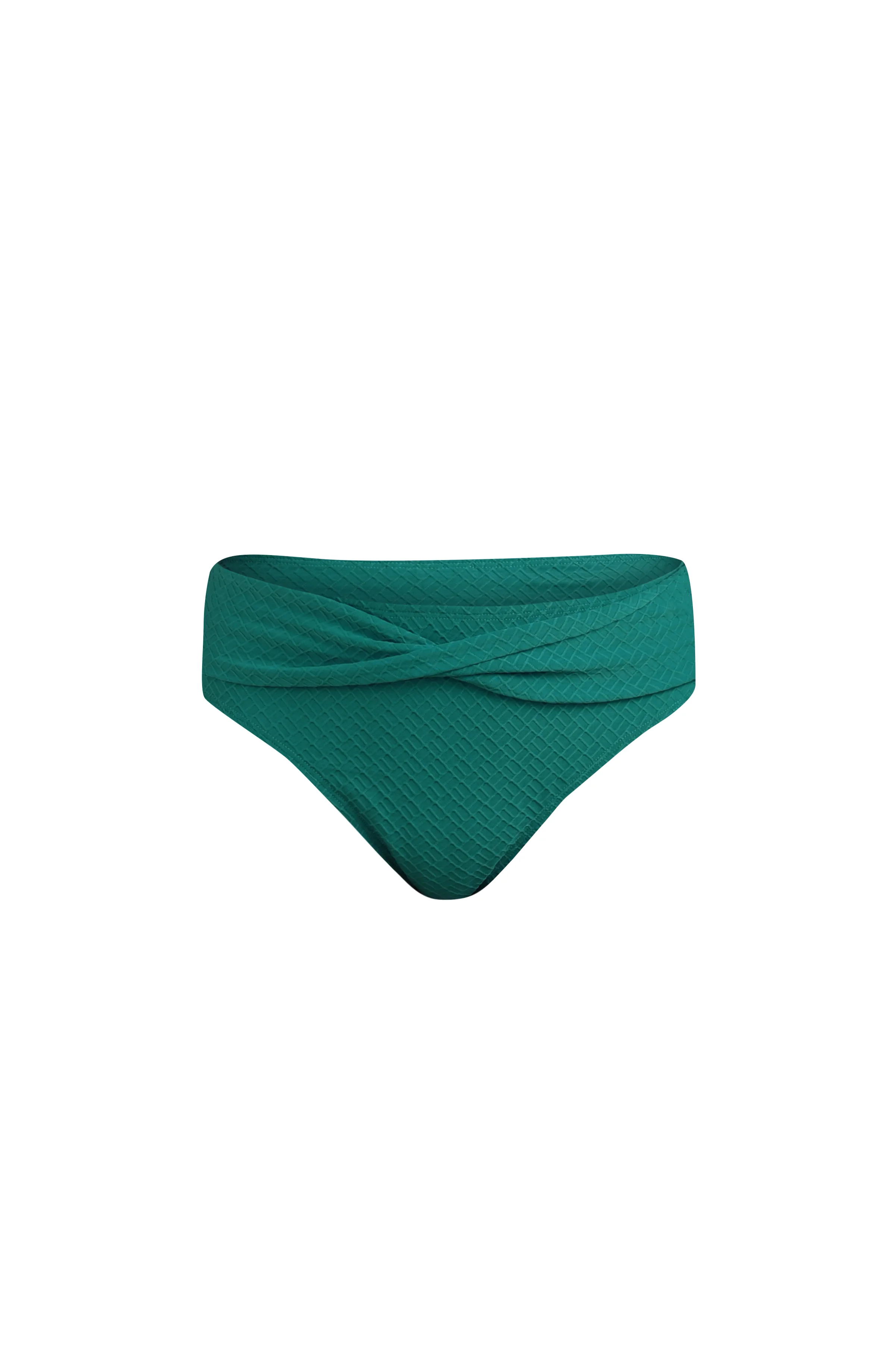 Textured Tides Mid-Waist Twist Front Bottom - Image 5