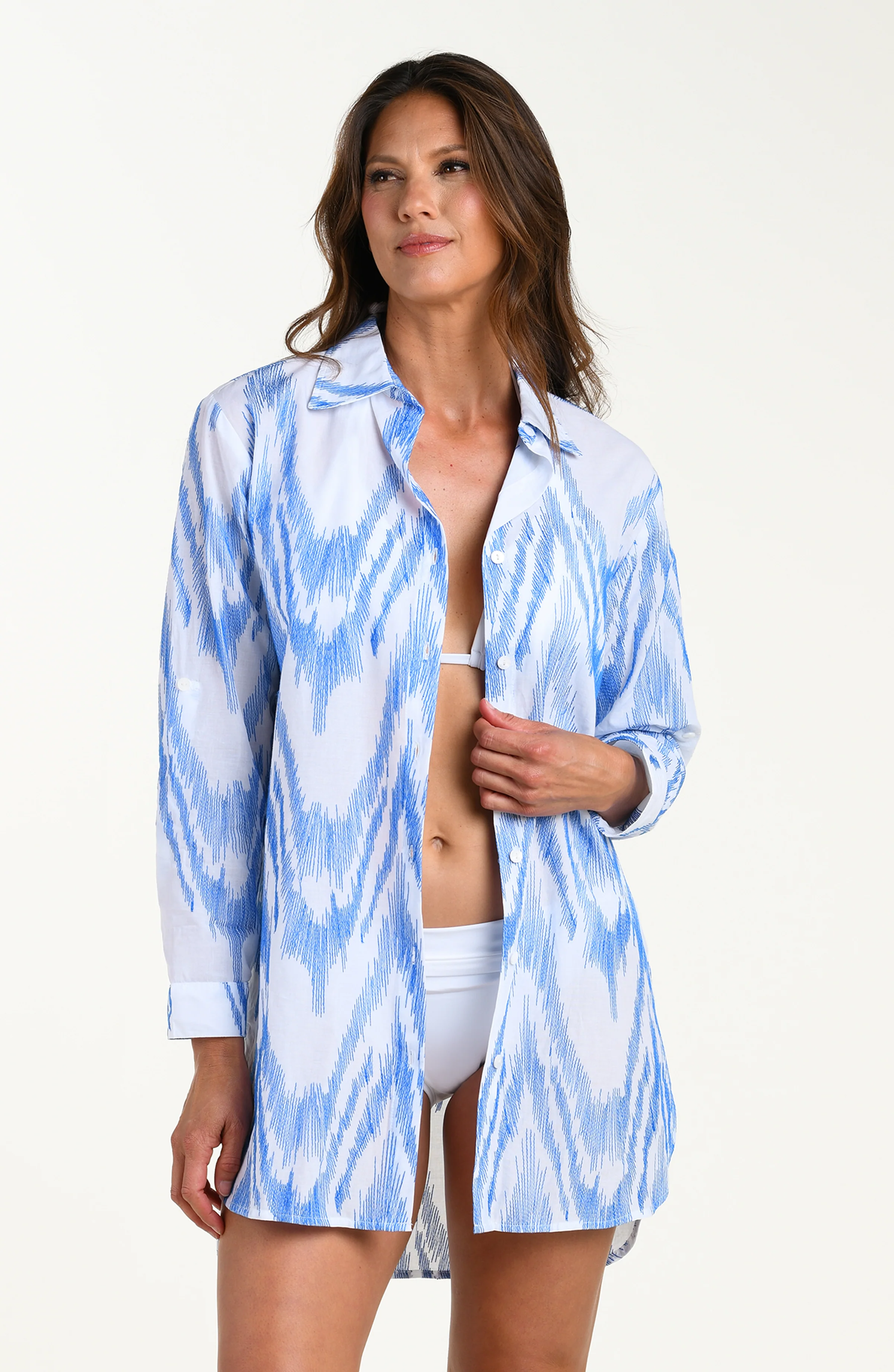 Tidal Wave Button Up Camp Shirt - Image 4