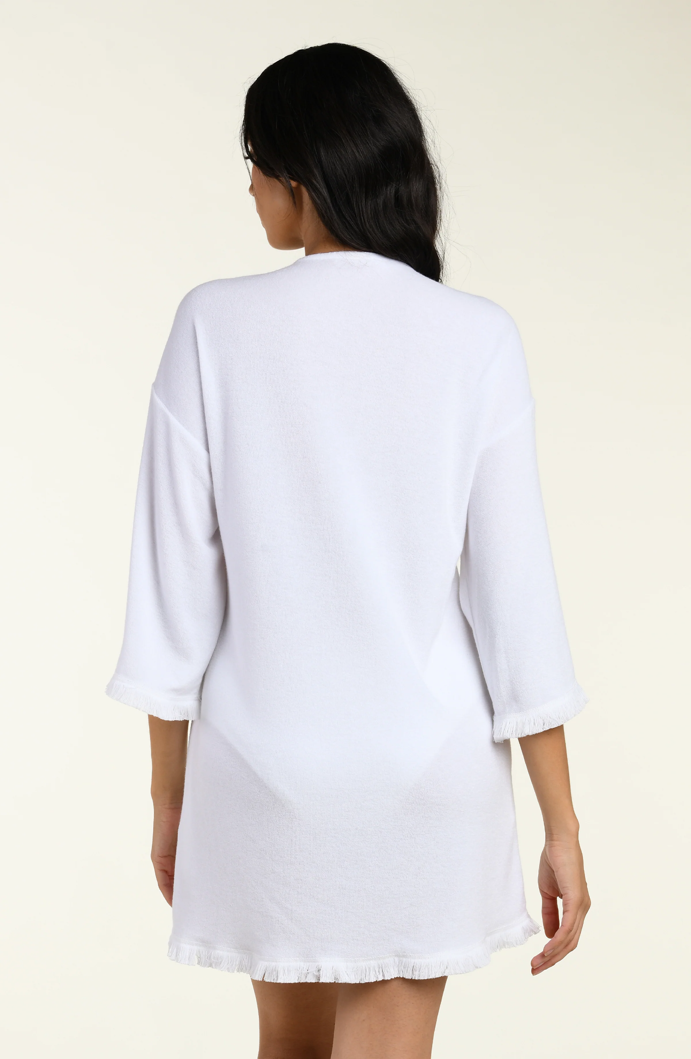 Wild Nomad V-Neck Tunic - White - Image 2