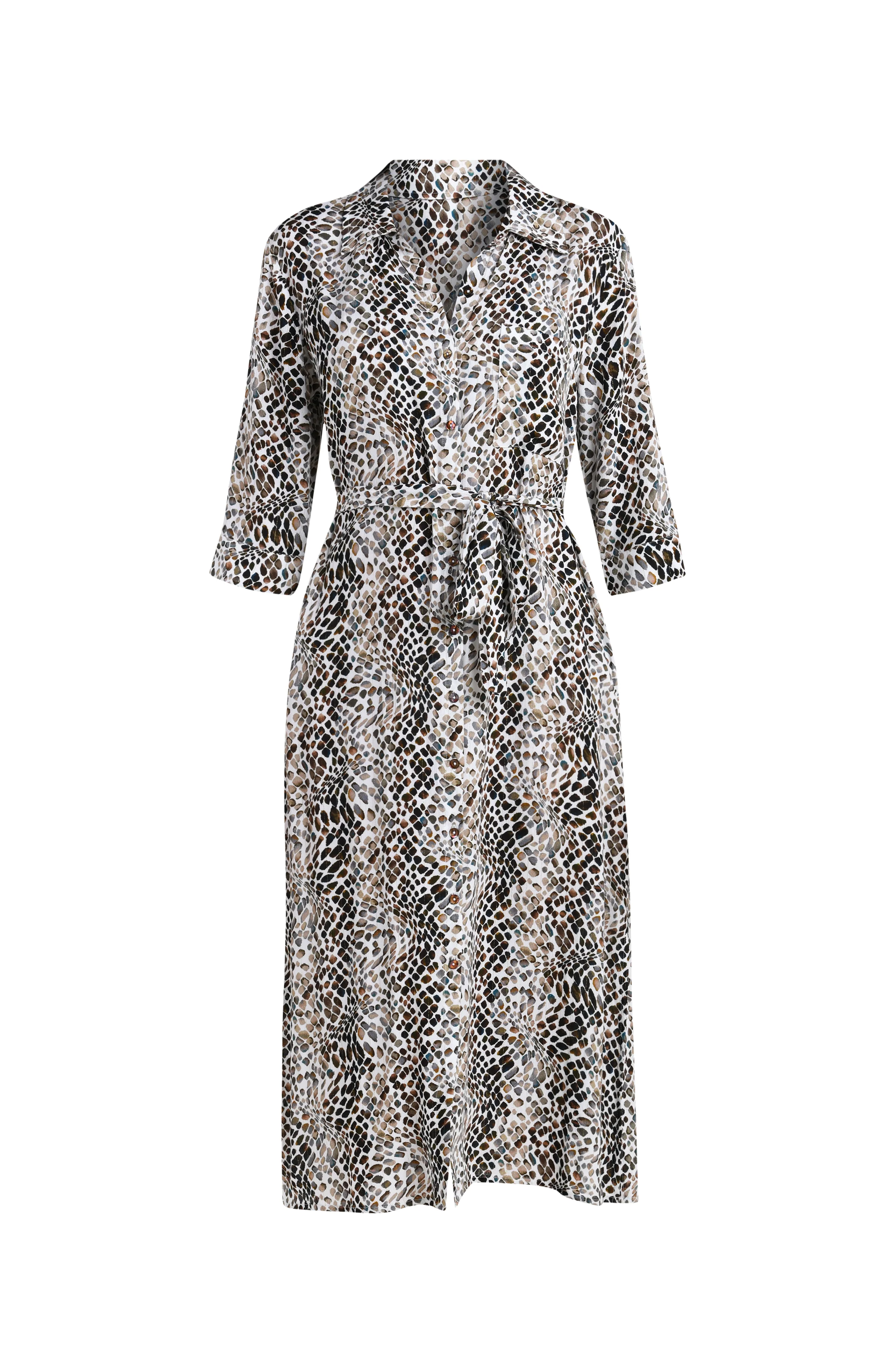 Wild Whispers Button Up Shirt Dress - Image 8