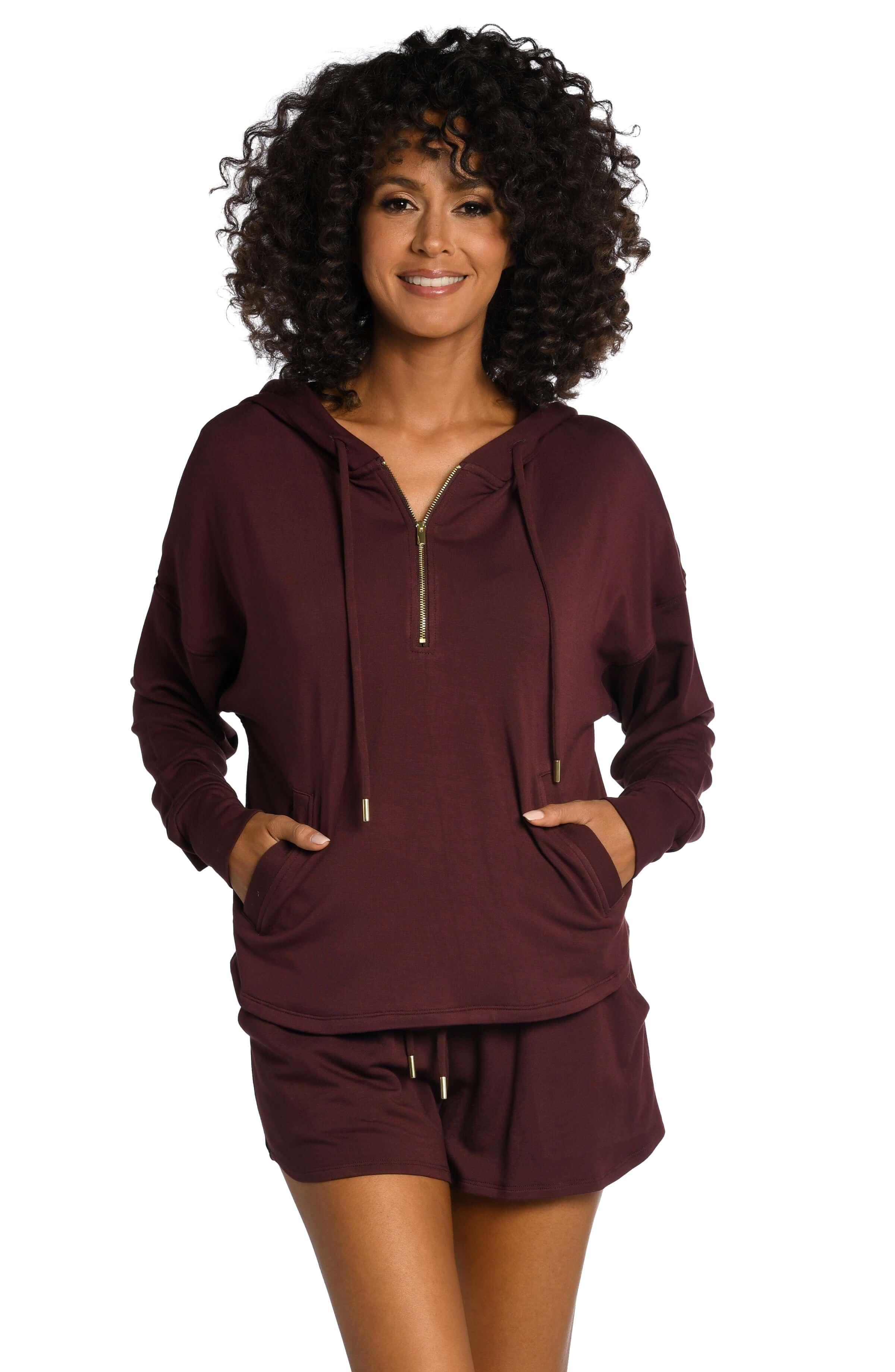 Living In Leisure French Terry Knit Hoodie - FINAL SALE - Image 3
