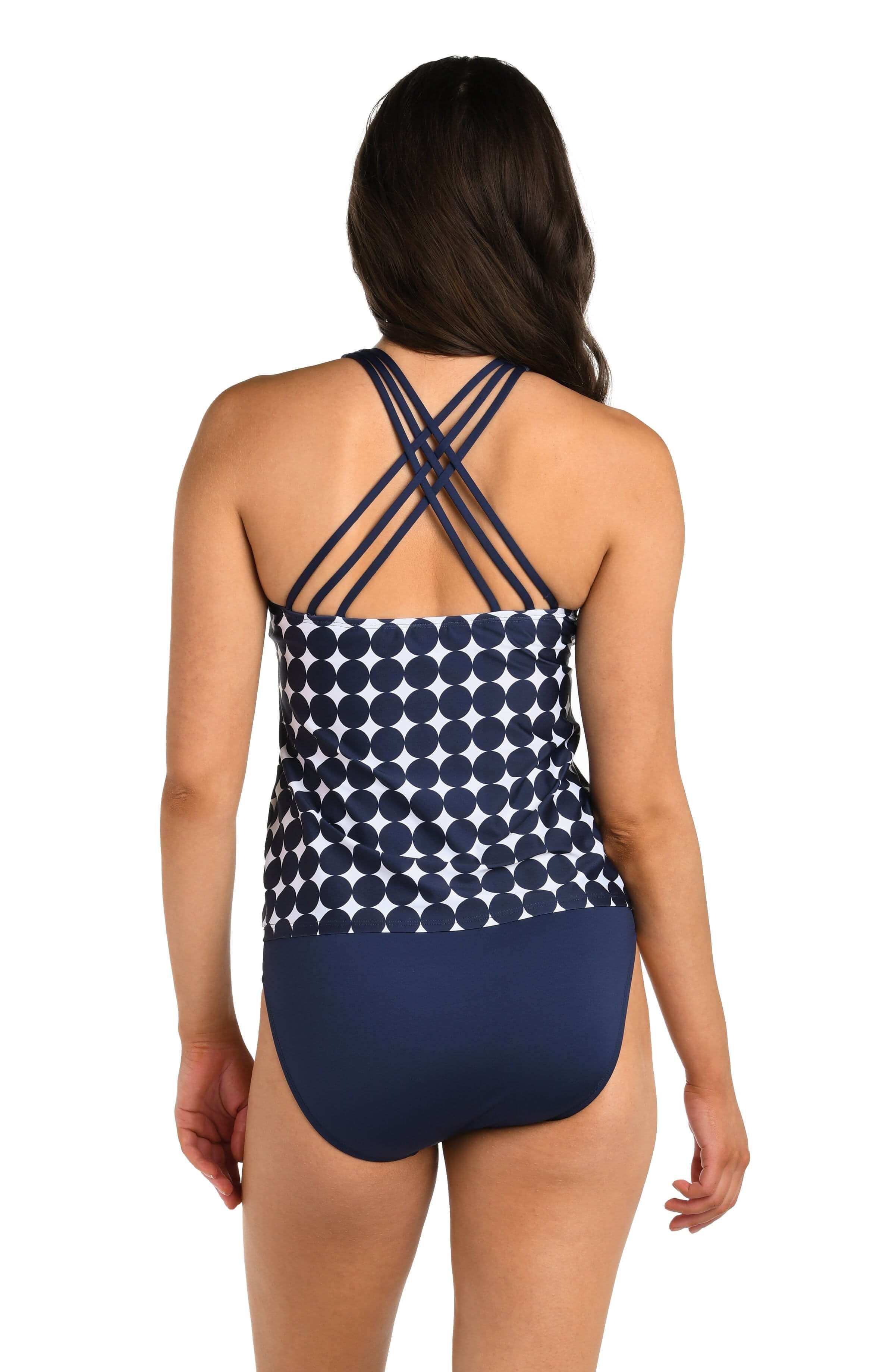 24th & Ocean Mod Illusions Underwire Crossback Tankini Top - FINAL SALE - Image 2