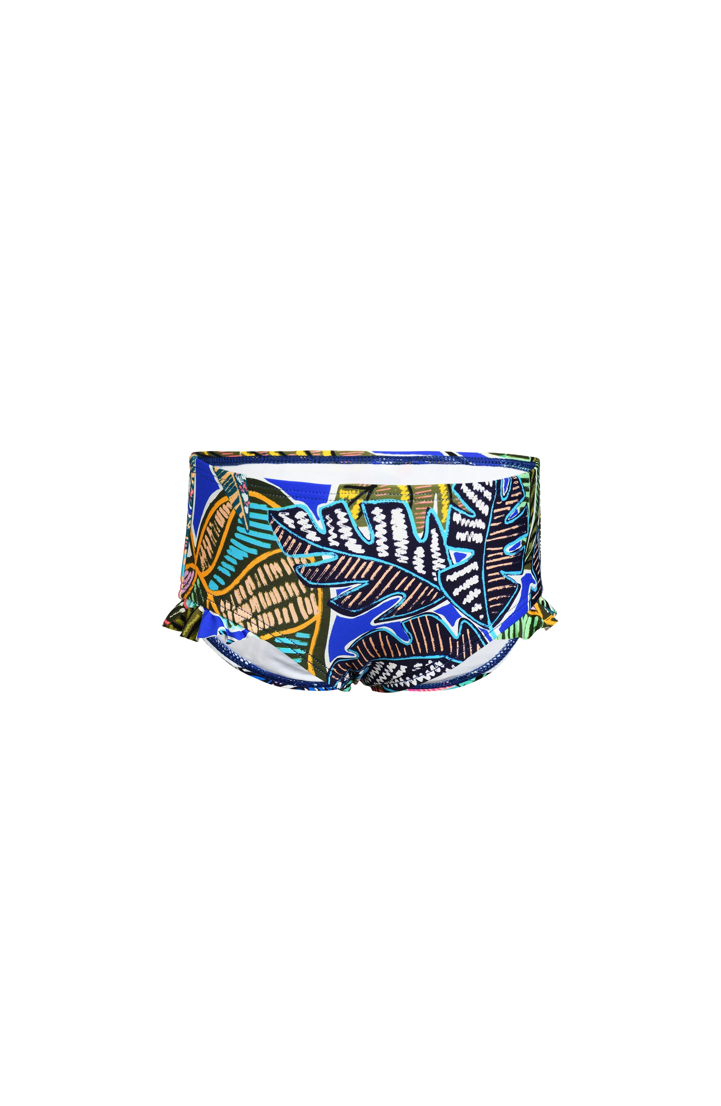 Kids Neon Nights Rashguard and Hipster Ruffle Bottom Set - FINAL SALE - Image 2