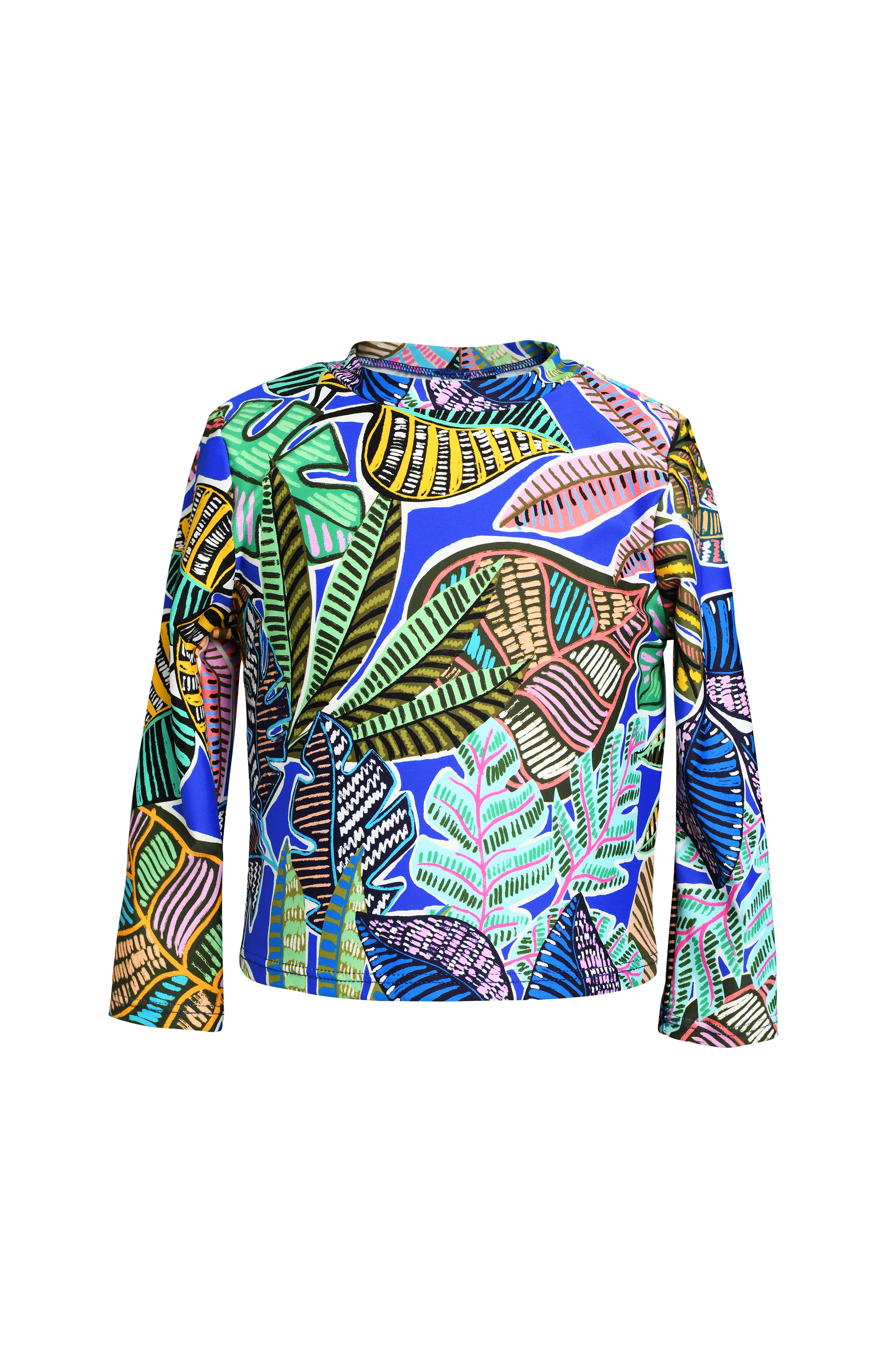 Kids Neon Nights Rashguard and Hipster Ruffle Bottom Set - FINAL SALE - Image 3