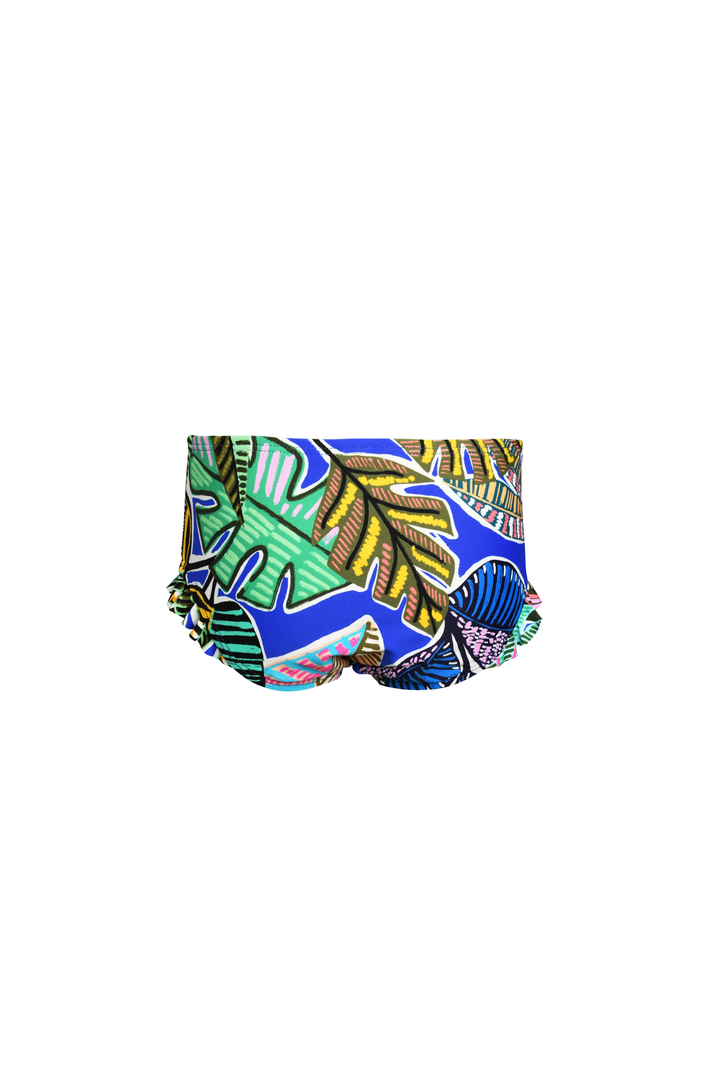 Kids Neon Nights Rashguard and Hipster Ruffle Bottom Set - FINAL SALE - Image 4