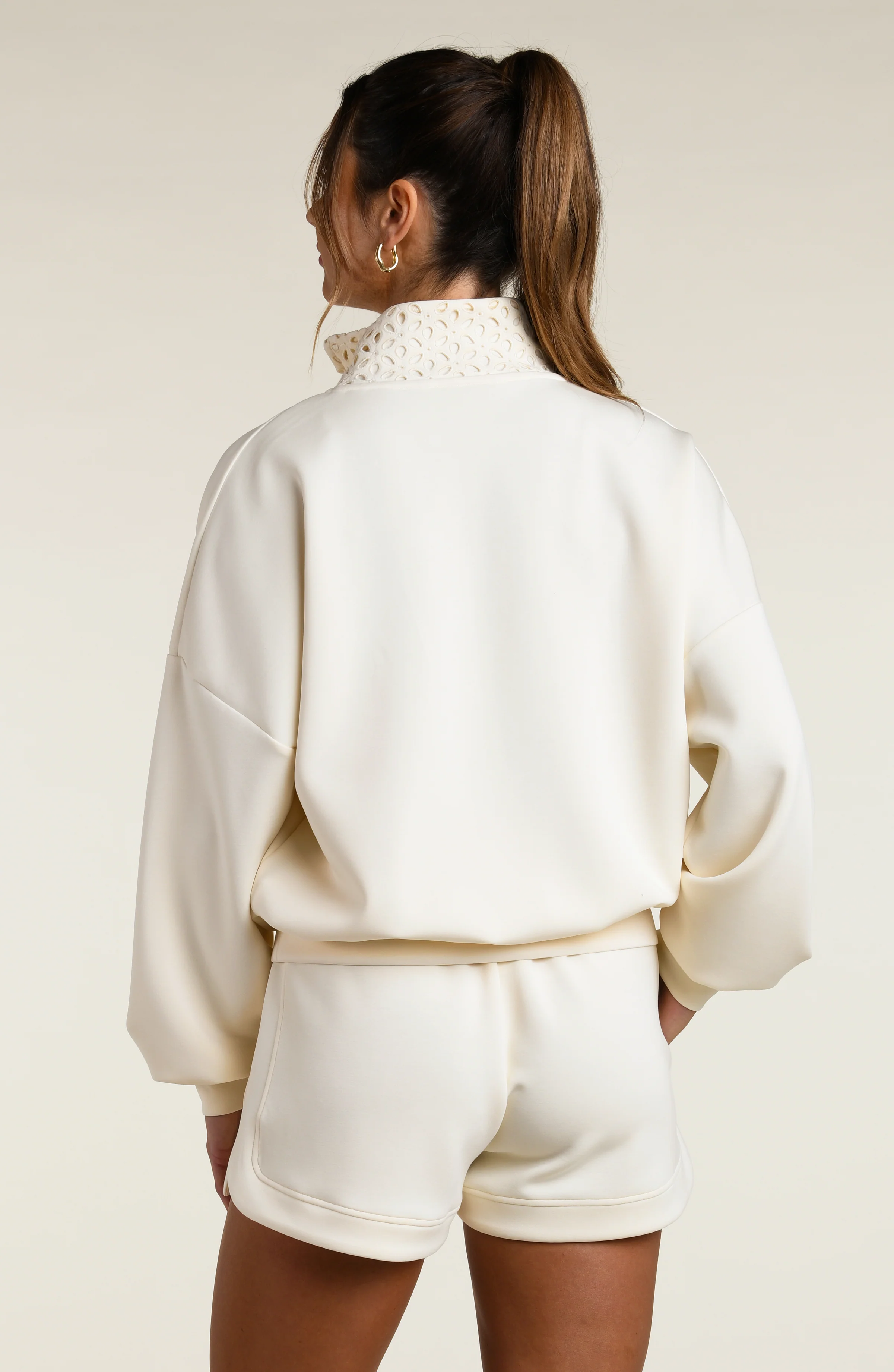 Cloudset Lounge Sweatshirt - Chalk - Image 3