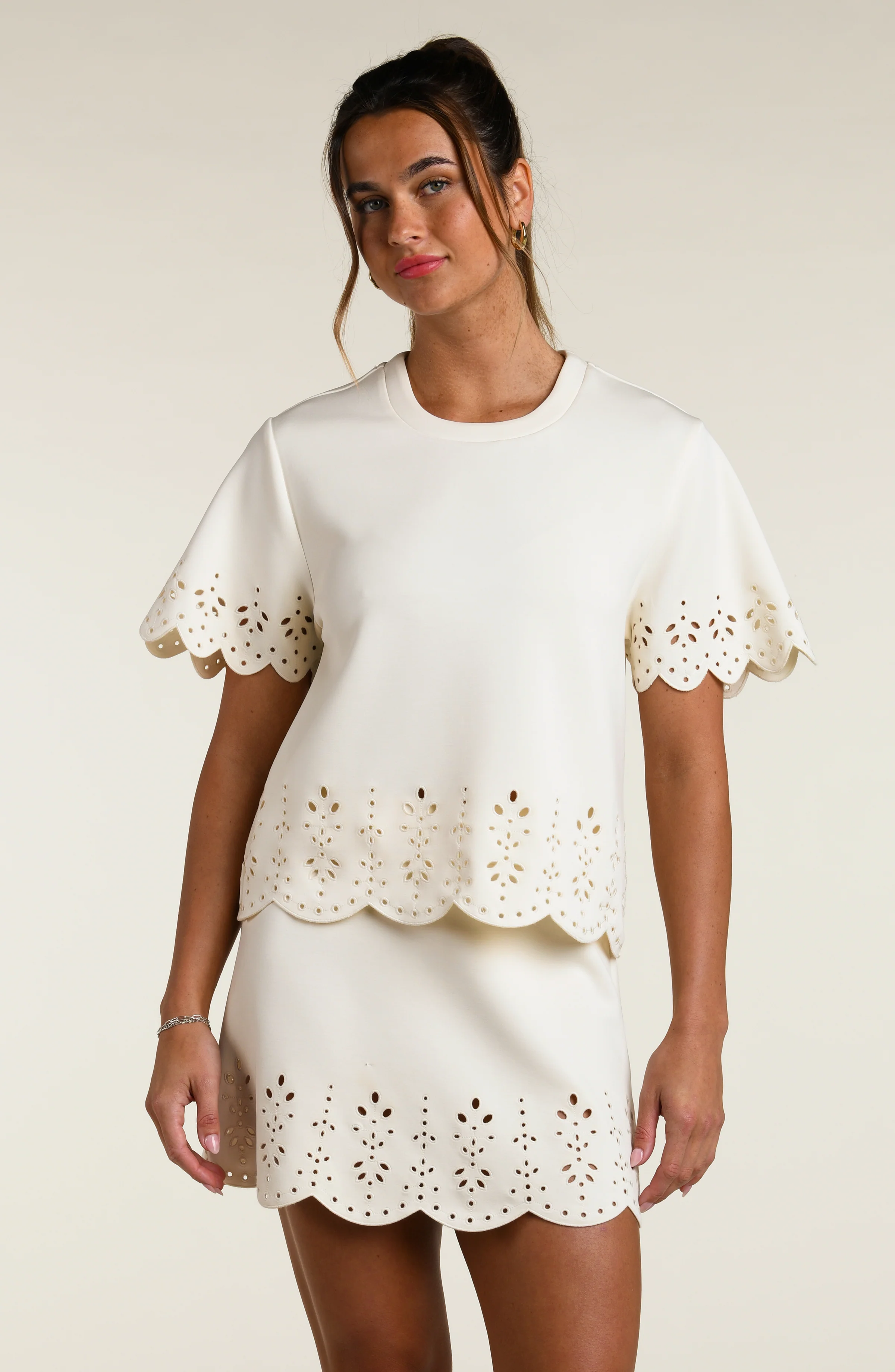 Cloudset Lounge Skirt - Chalk - Image 3