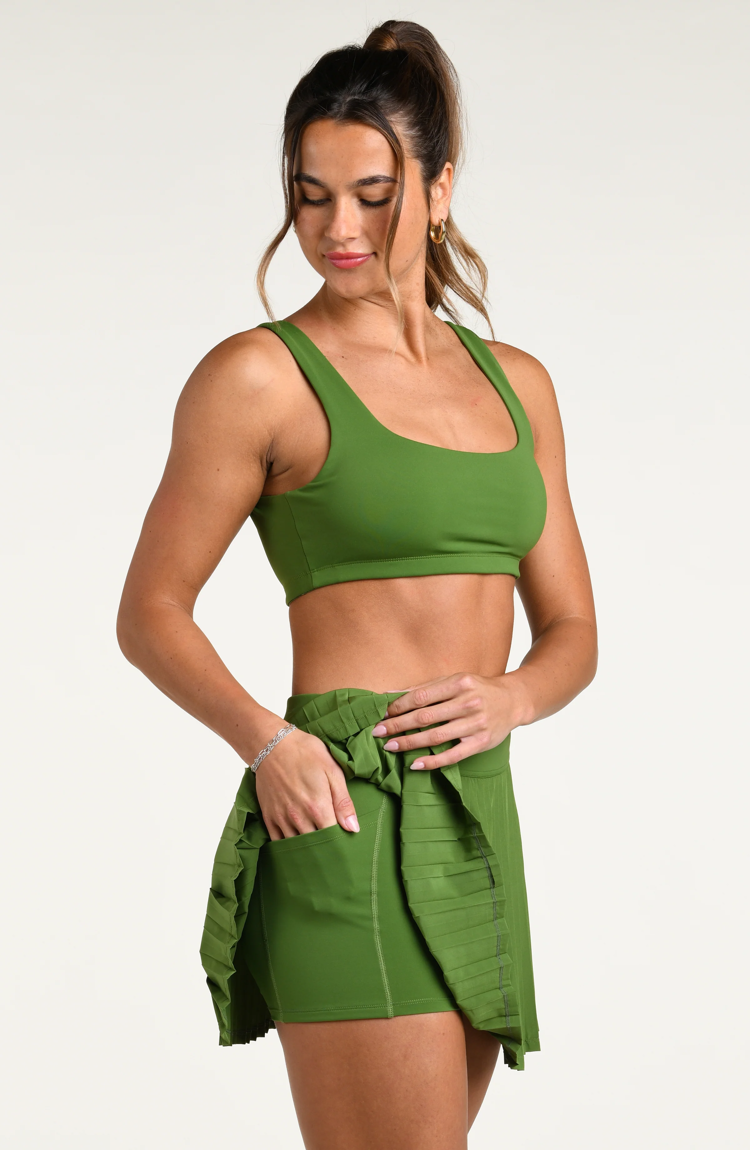 Sport Solids Biker Shorts - Turf - Image 4