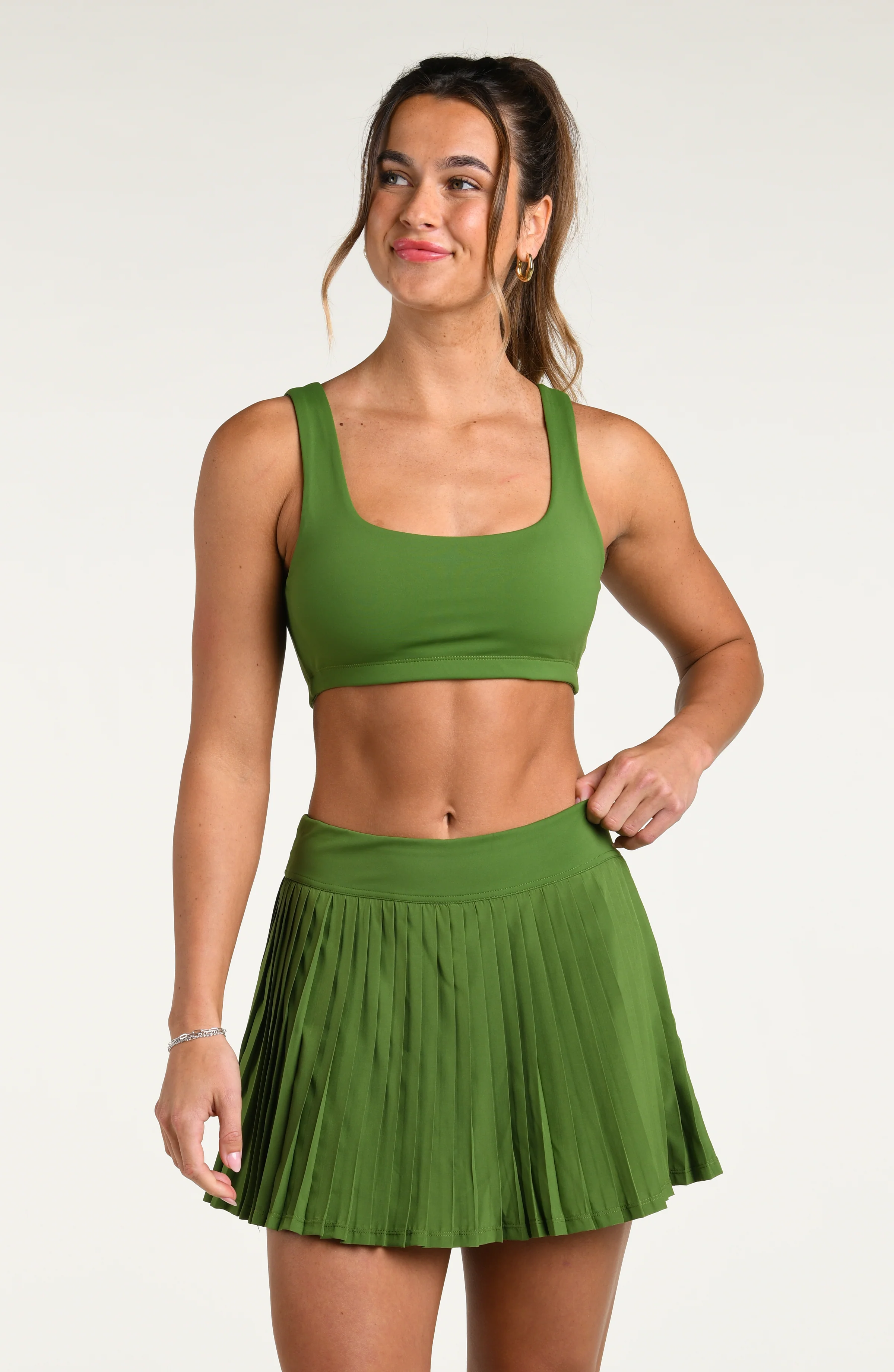Sport Solids Sports Bra - Turf - Image 3