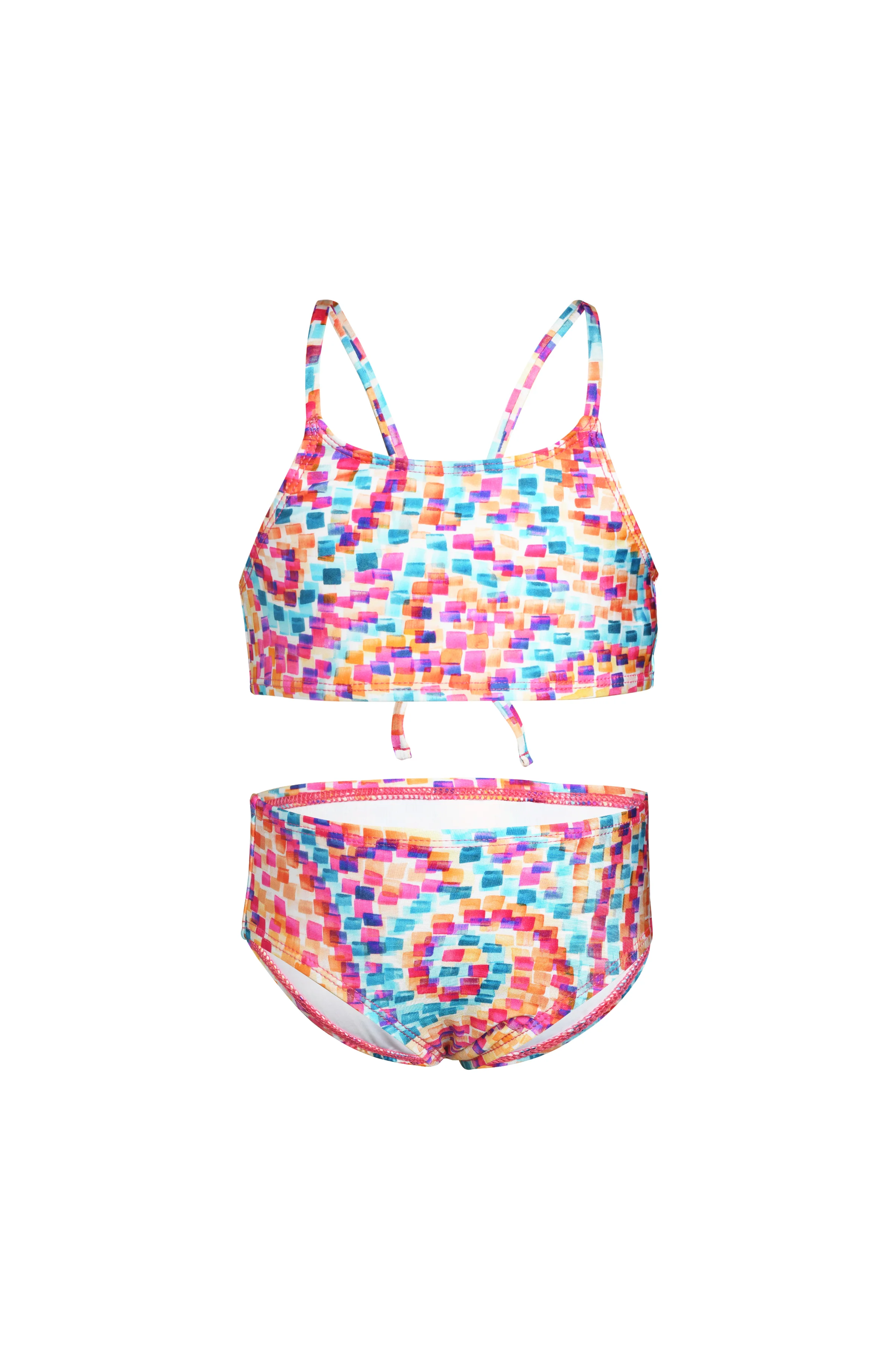 Kids Pebble Beach High Neck Top and Hipster Bottom Set - FINAL SALE