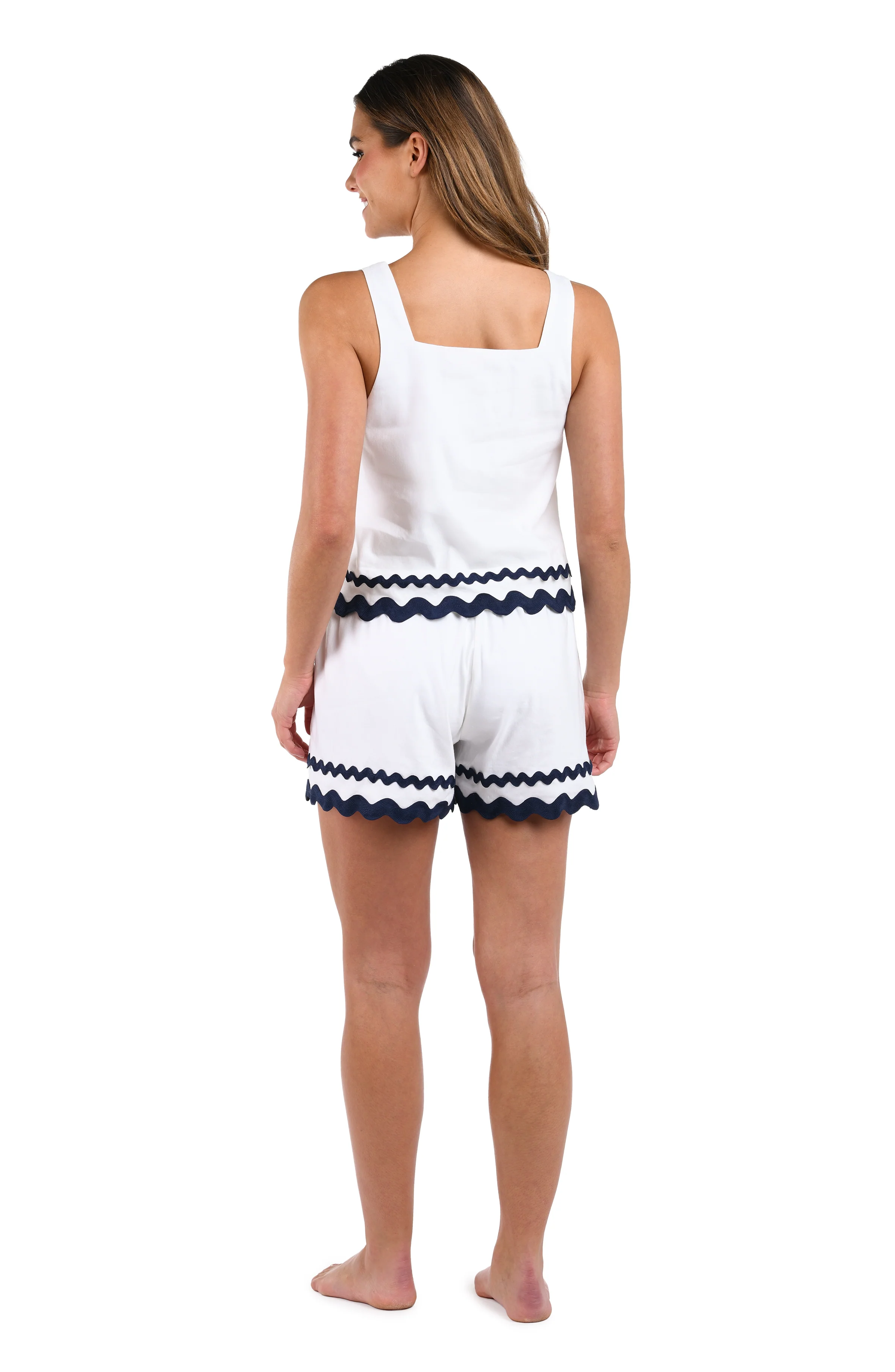 Poolside Chic Square Neck Tank Top - Image 5
