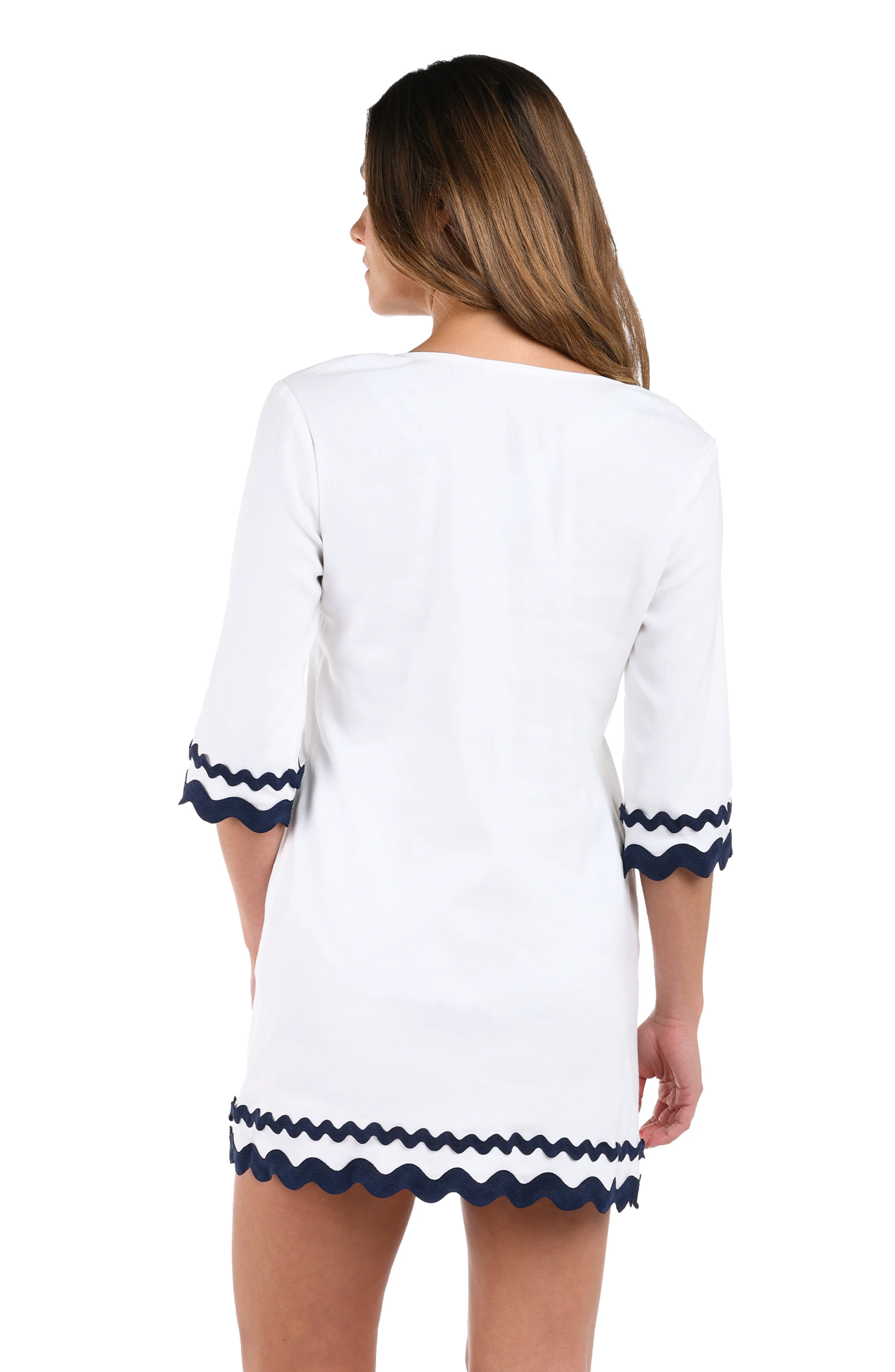 Poolside Chic V-Neck Tunic - Image 3