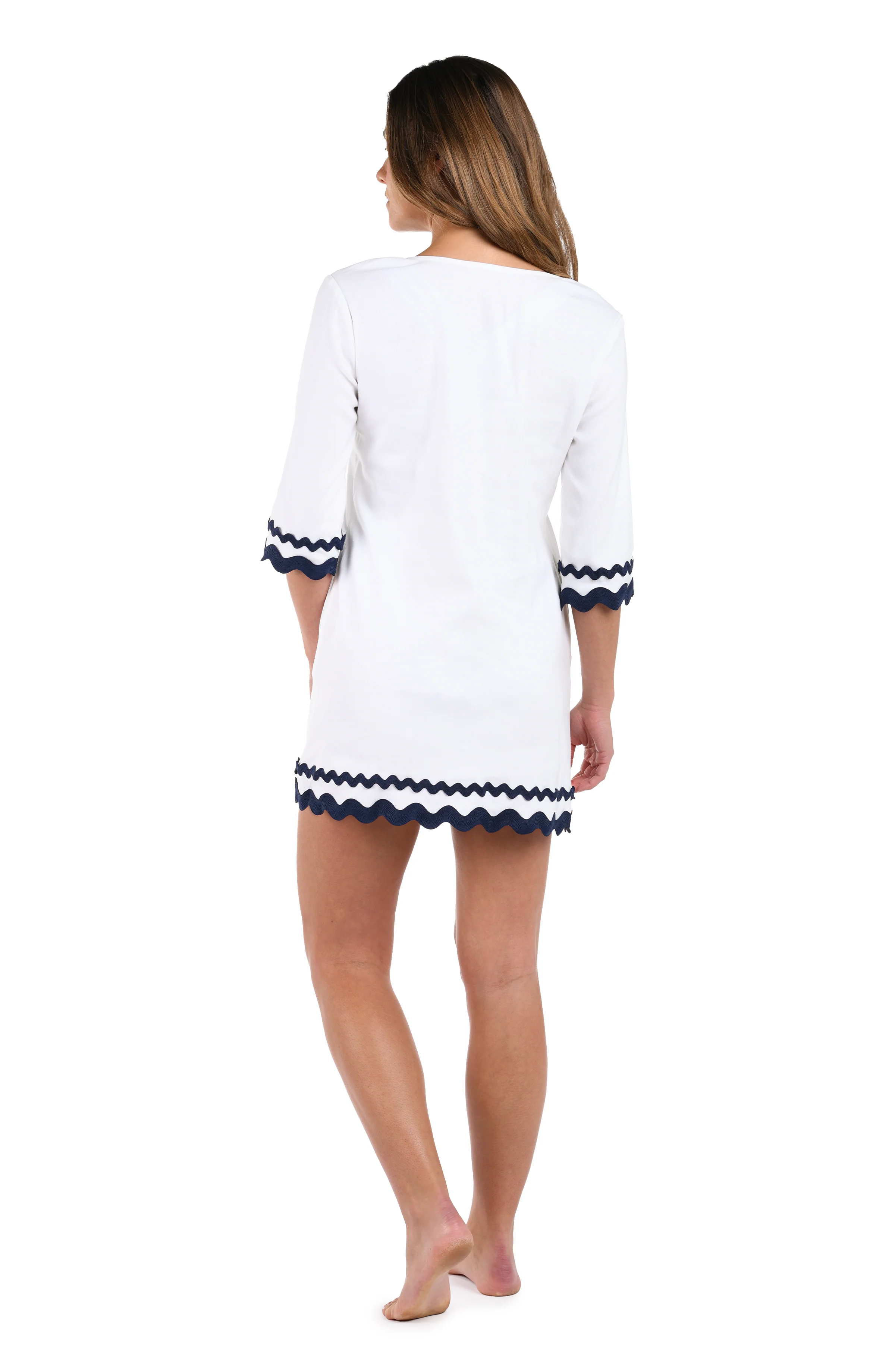 Poolside Chic V-Neck Tunic - Image 5