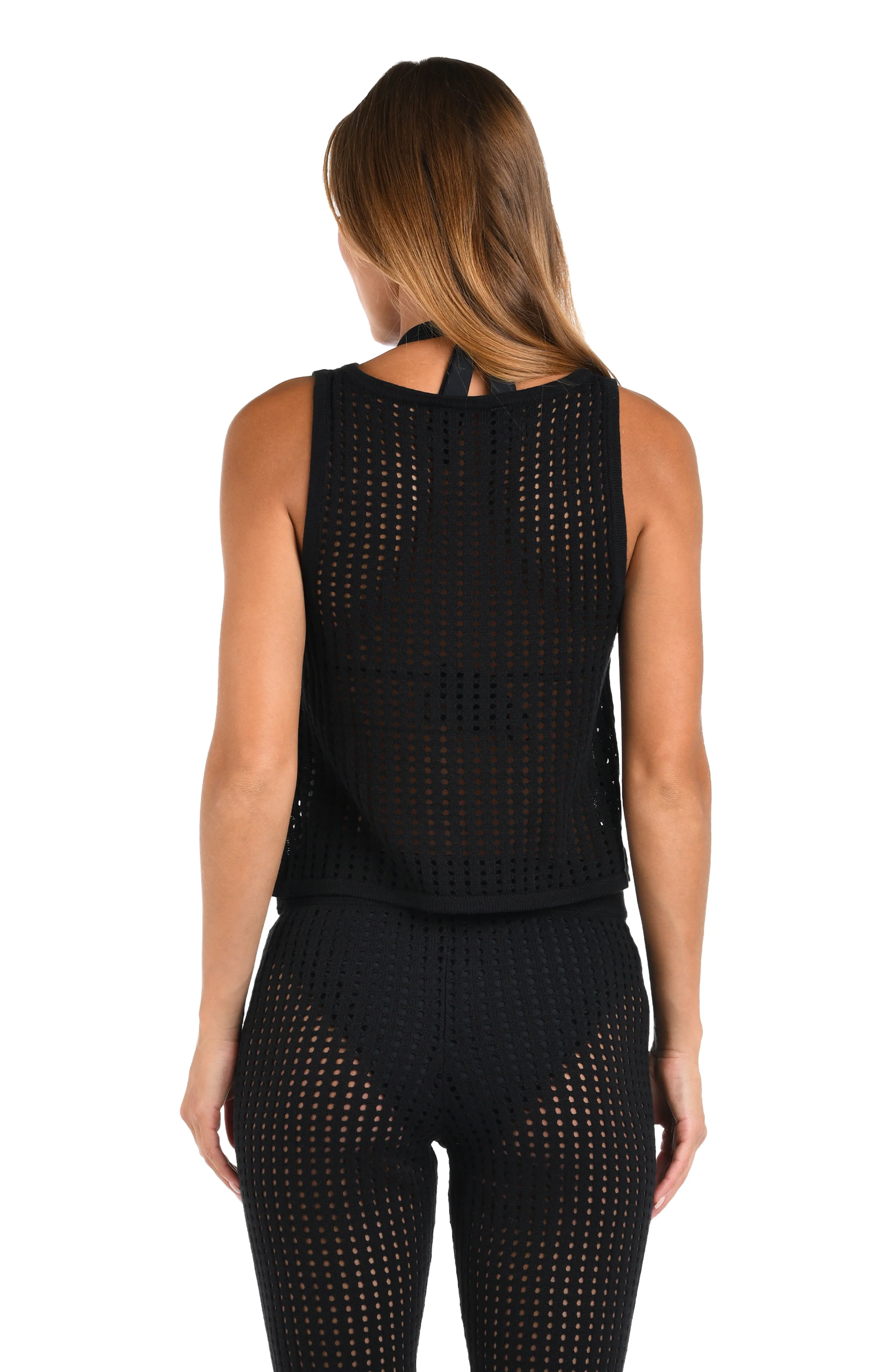Sunshine 79 Resort Crochet Covers High Neck Tank Top - FINAL SALE - Image 2