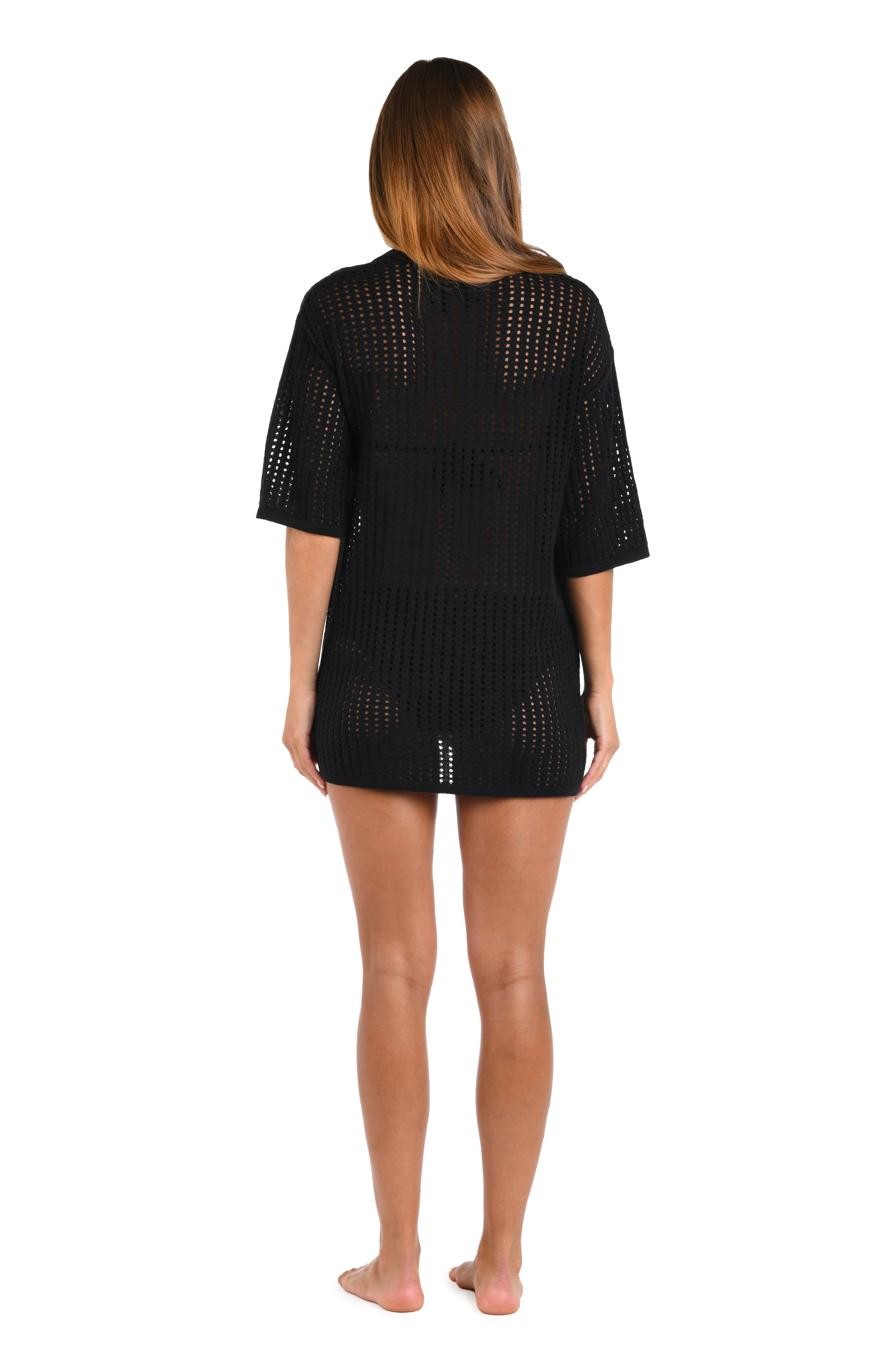 Sunshine 79 Resort Crochet Covers V-Neck Tunic - FINAL SALE - Image 5