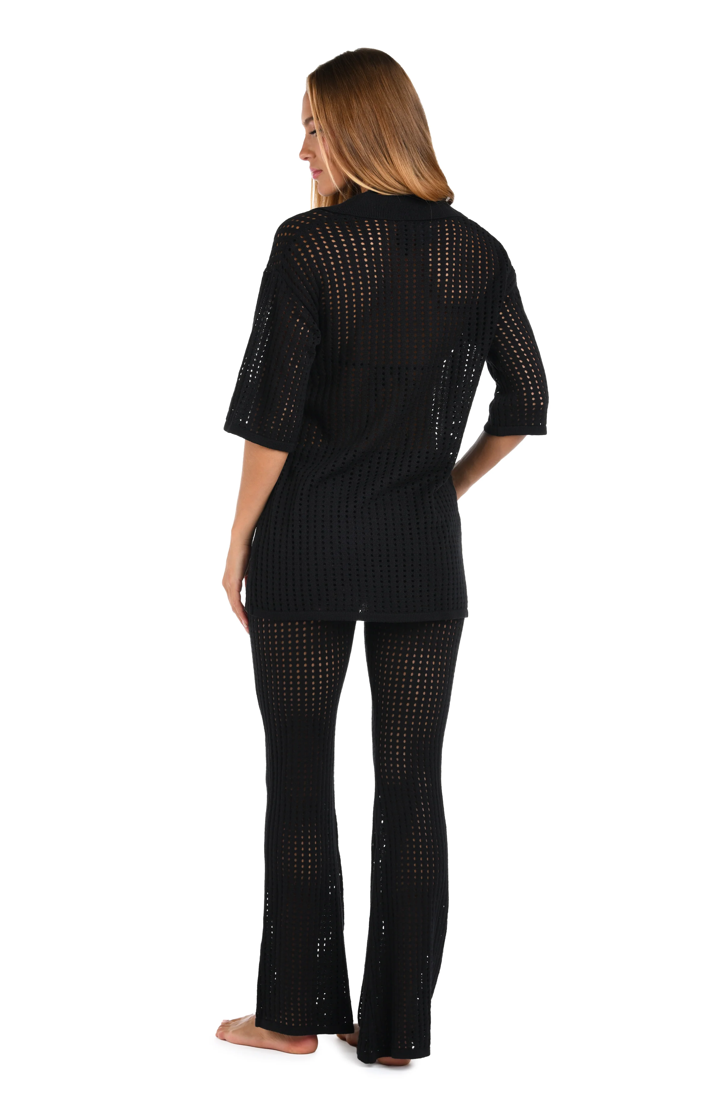 Sunshine 79 Resort Crochet Covers V-Neck Tunic - FINAL SALE - Image 7