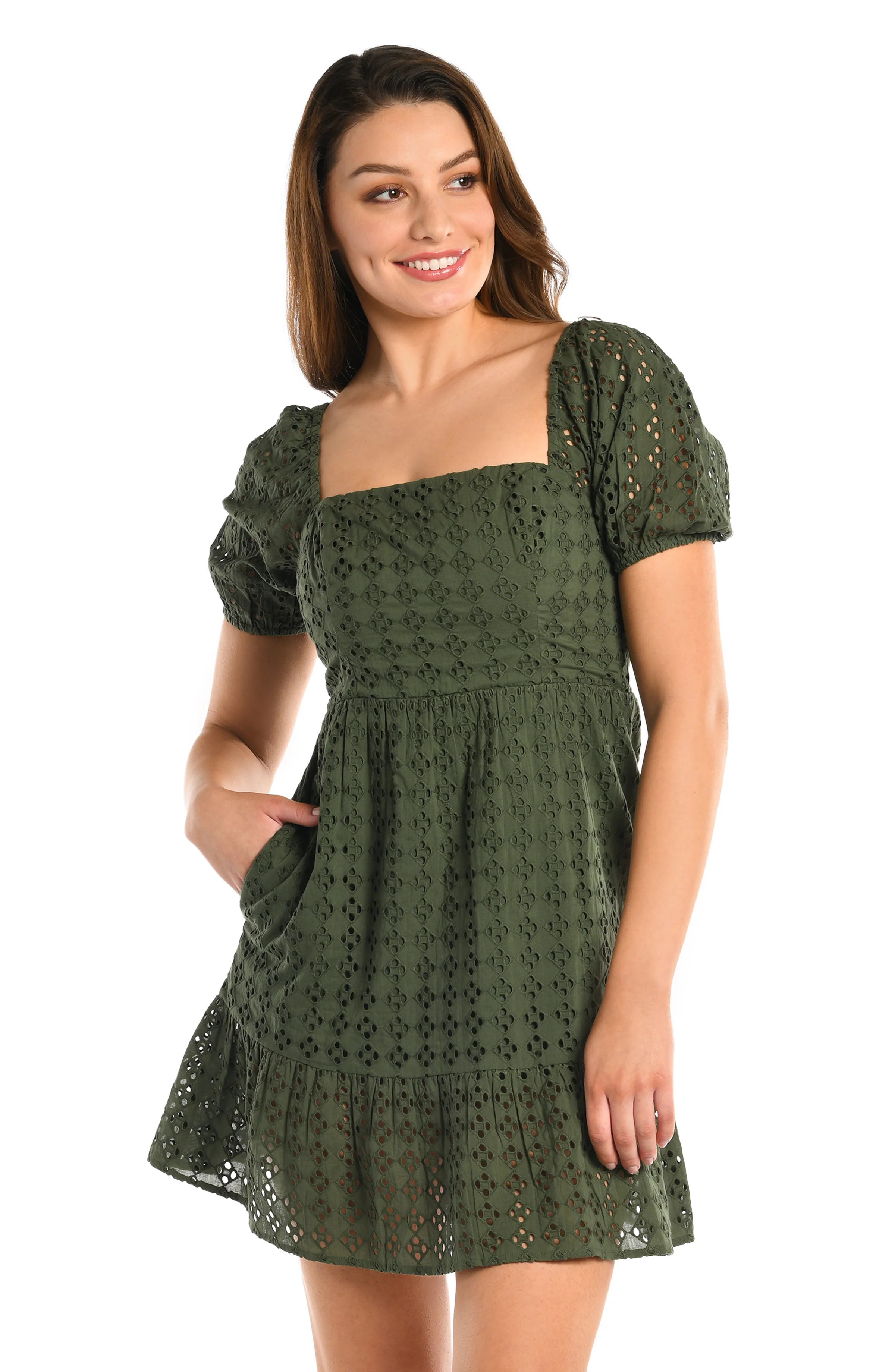 Saltwater Sands Short Sleeve Cover Up Dress - FINAL SALE - Image 4