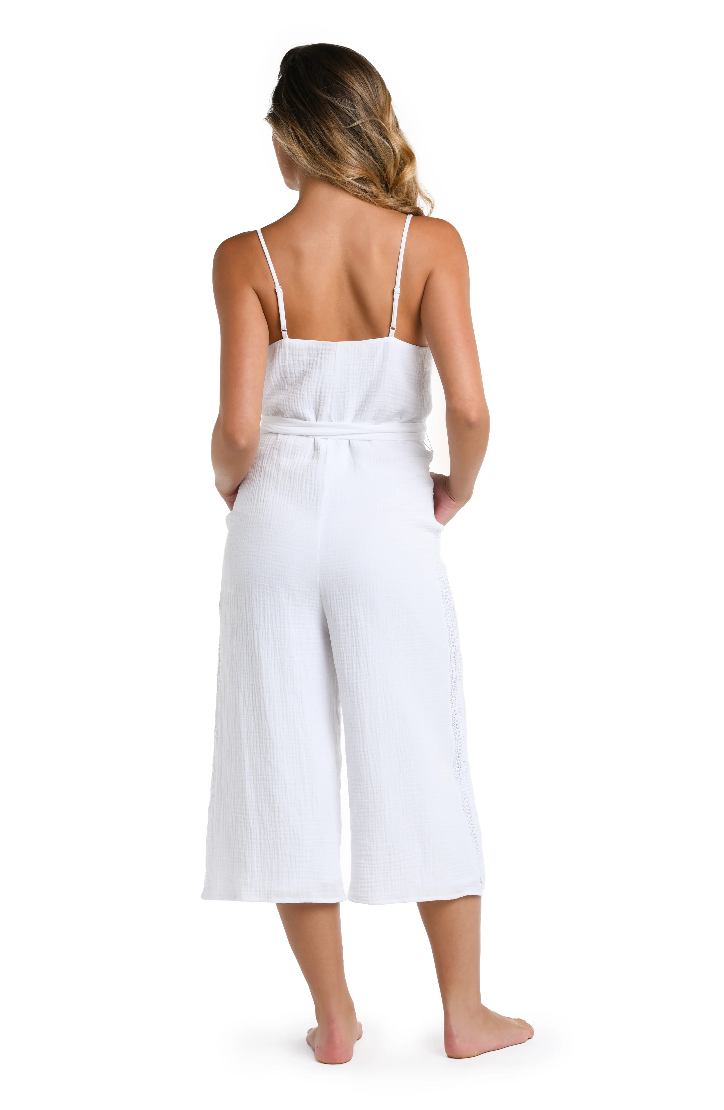 Seaside Covers Wide Leg Jumpsuit Cover Up - FINAL SALE - Image 2
