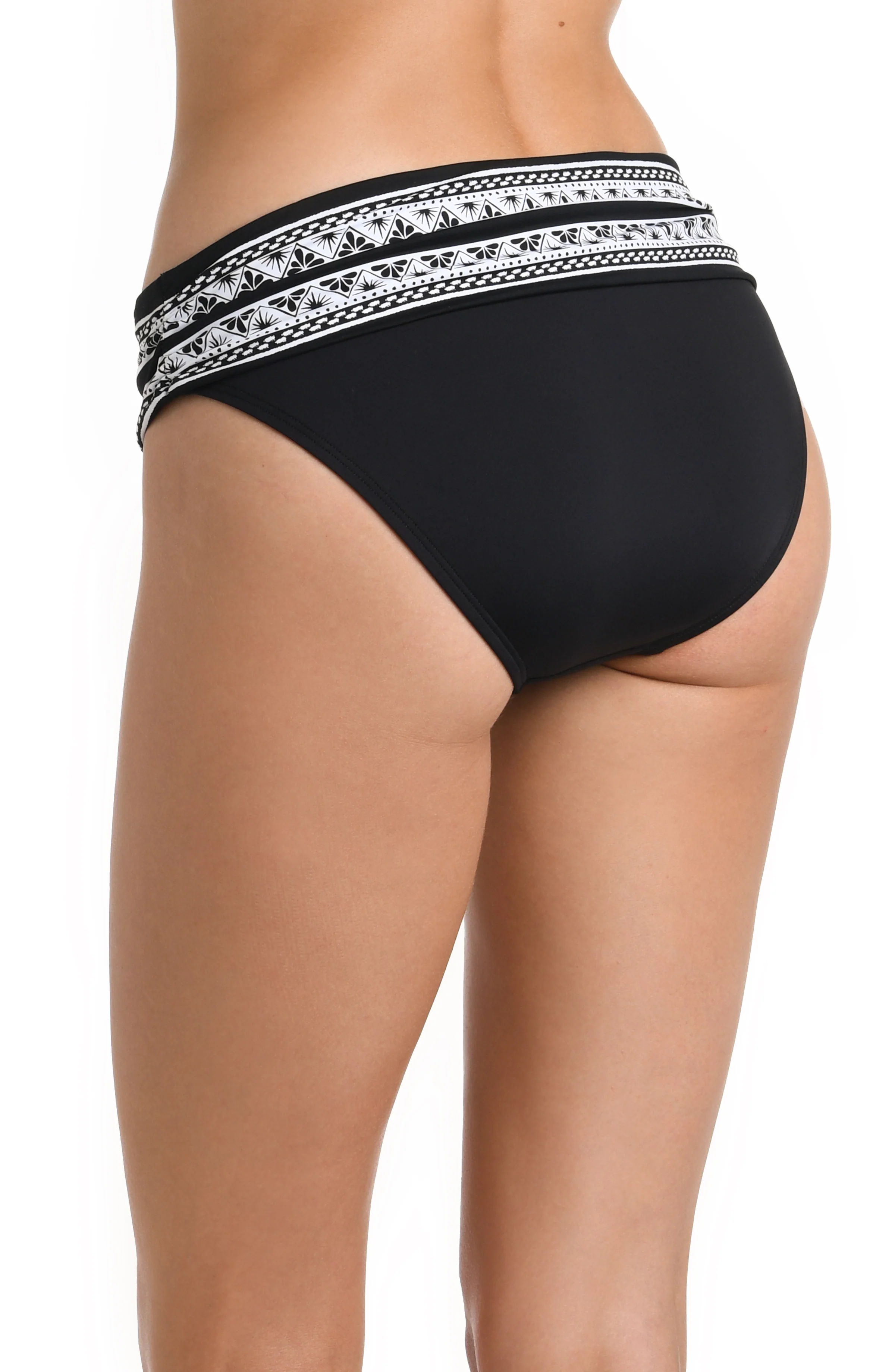 Shadow Floral Banded Hipster Bottom - FINAL SALE - Image 3