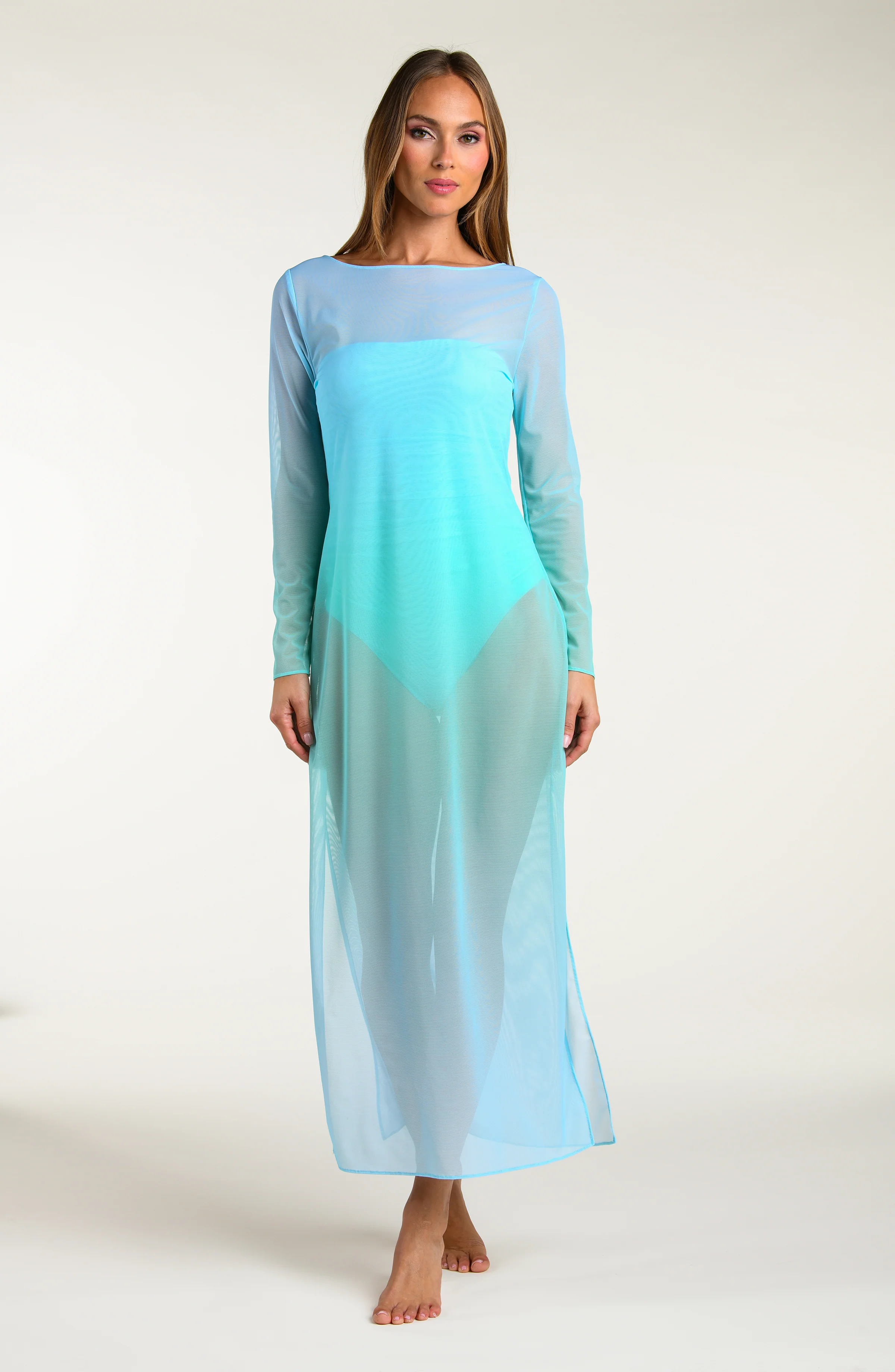 Sunshine 79 Ombre Illusions Long Sleeve Maxi Dress - Image 2