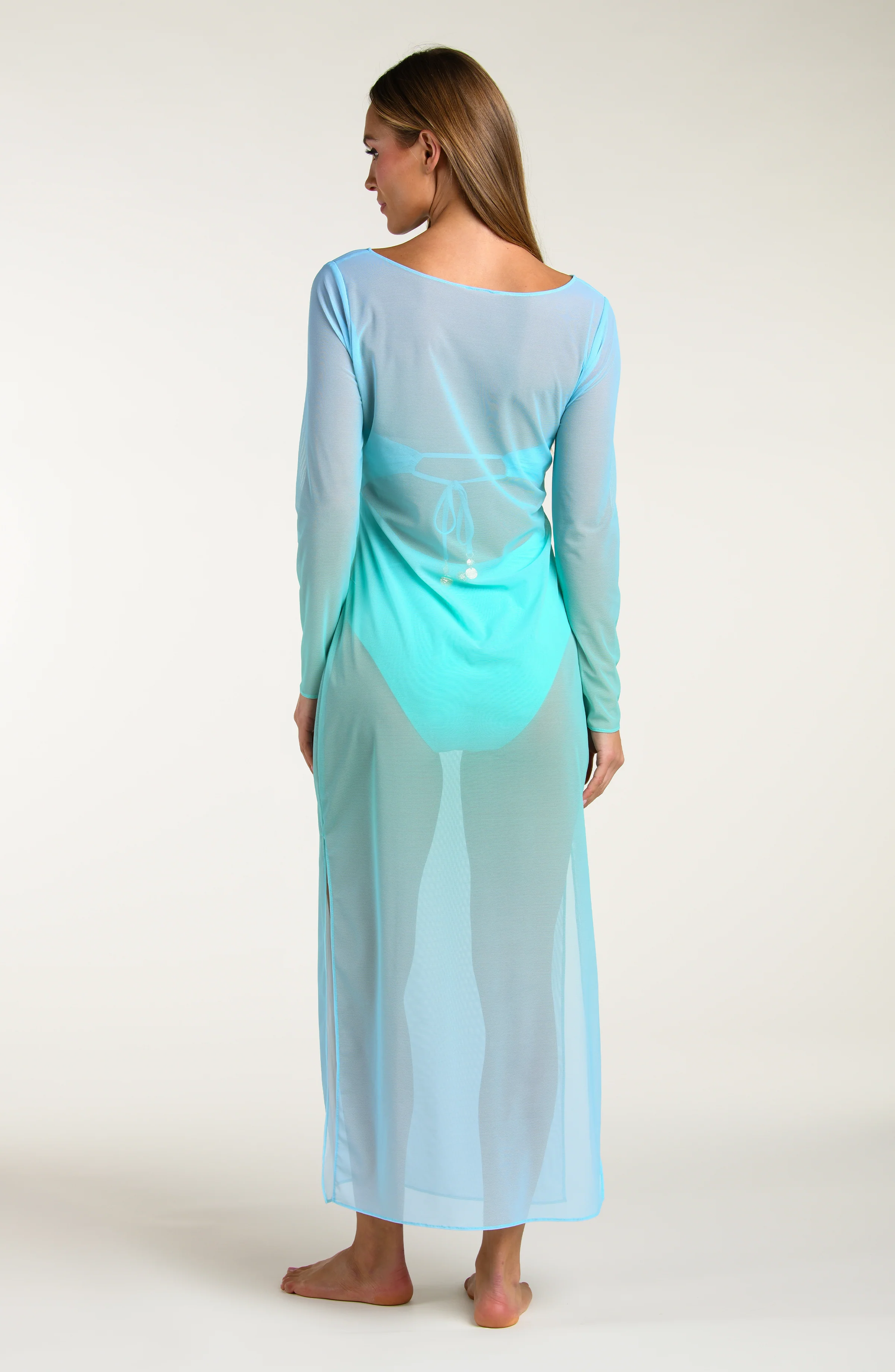Sunshine 79 Ombre Illusions Long Sleeve Maxi Dress - Image 3