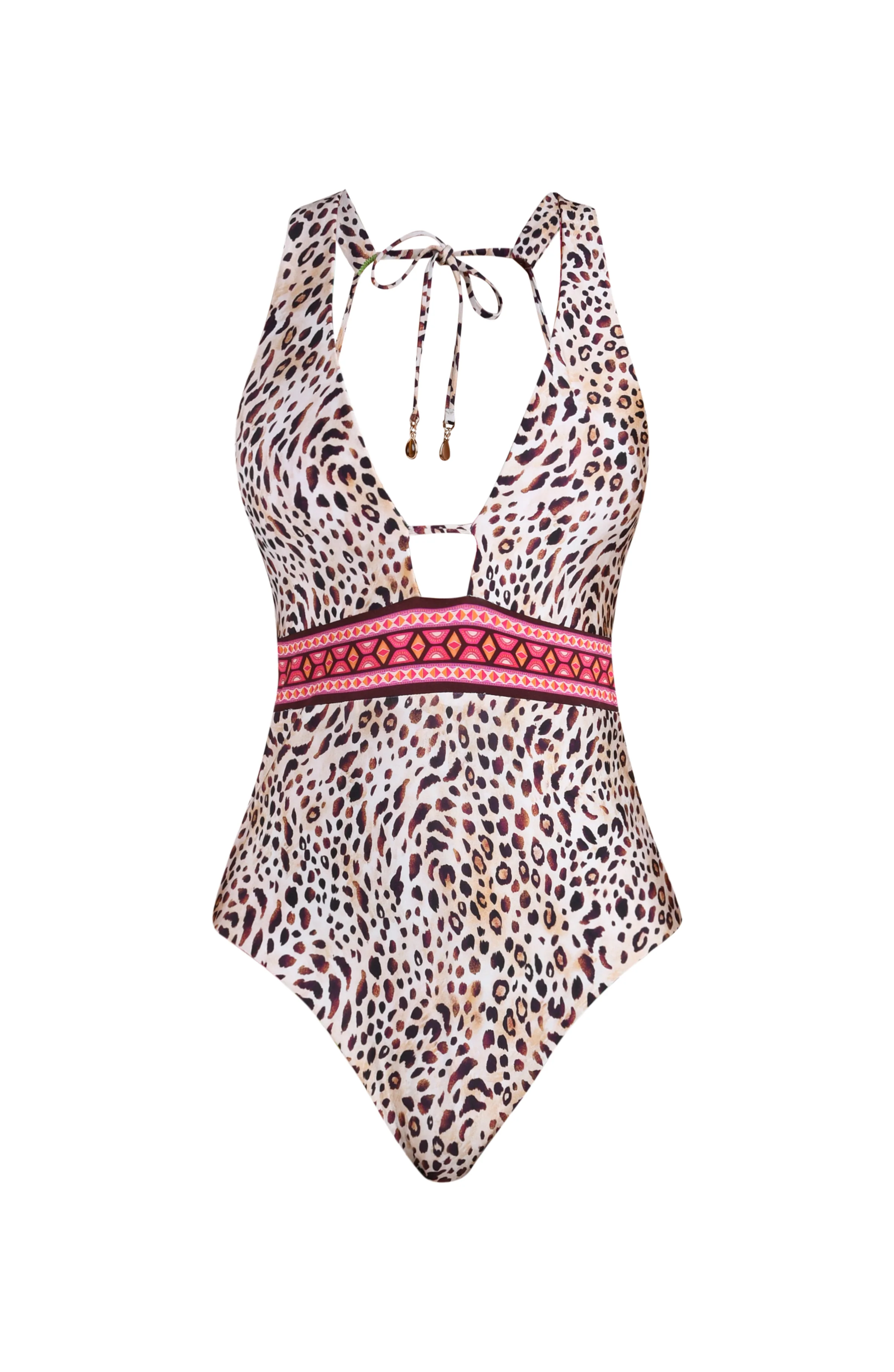 Sunshine 79 Paradise Heat Reversible Keyhole V-Plunge One Piece - Image 7