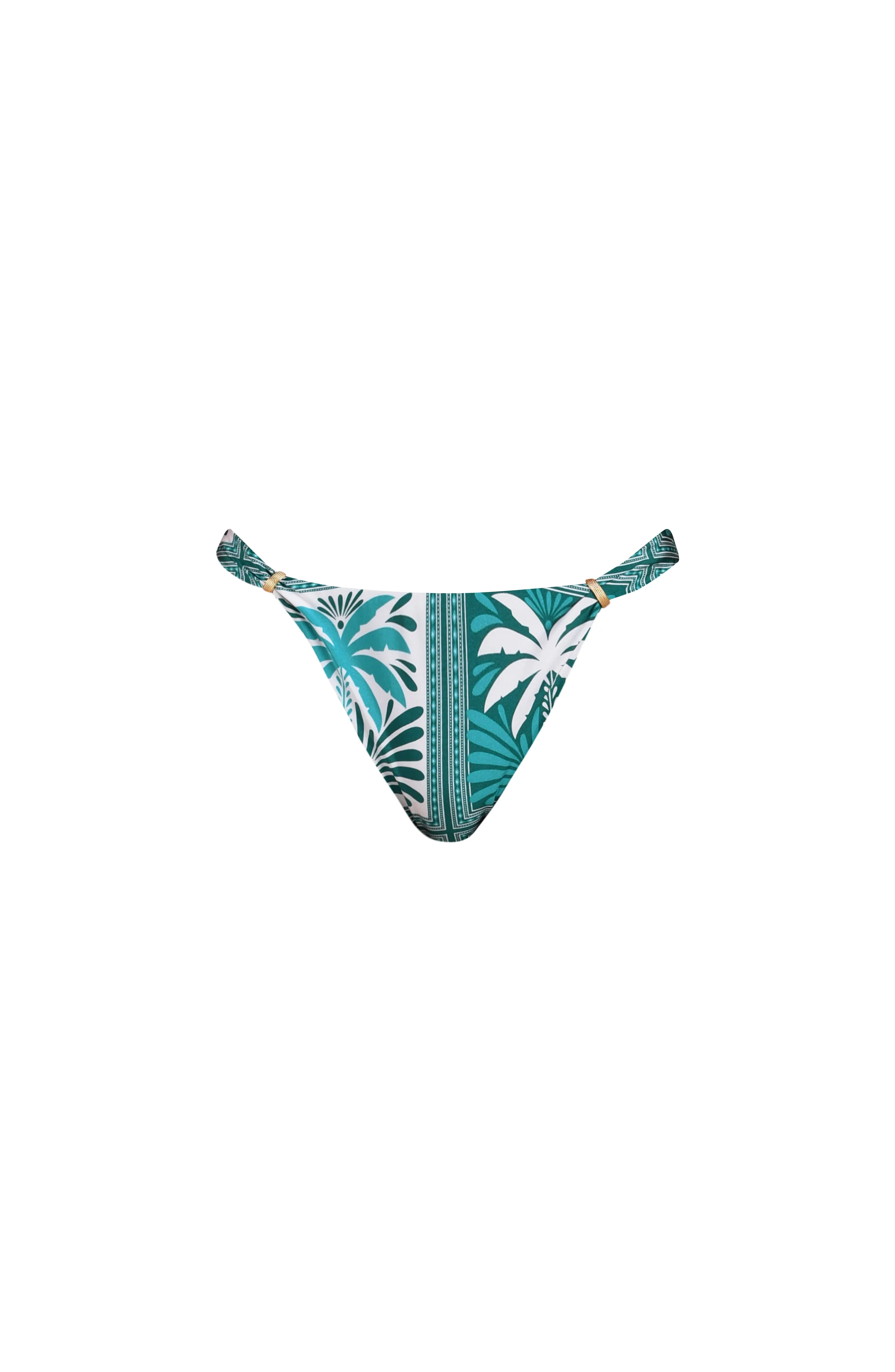 Sunshine 79 Patchwork Palms French Cut Bikini Bottom - Image 5