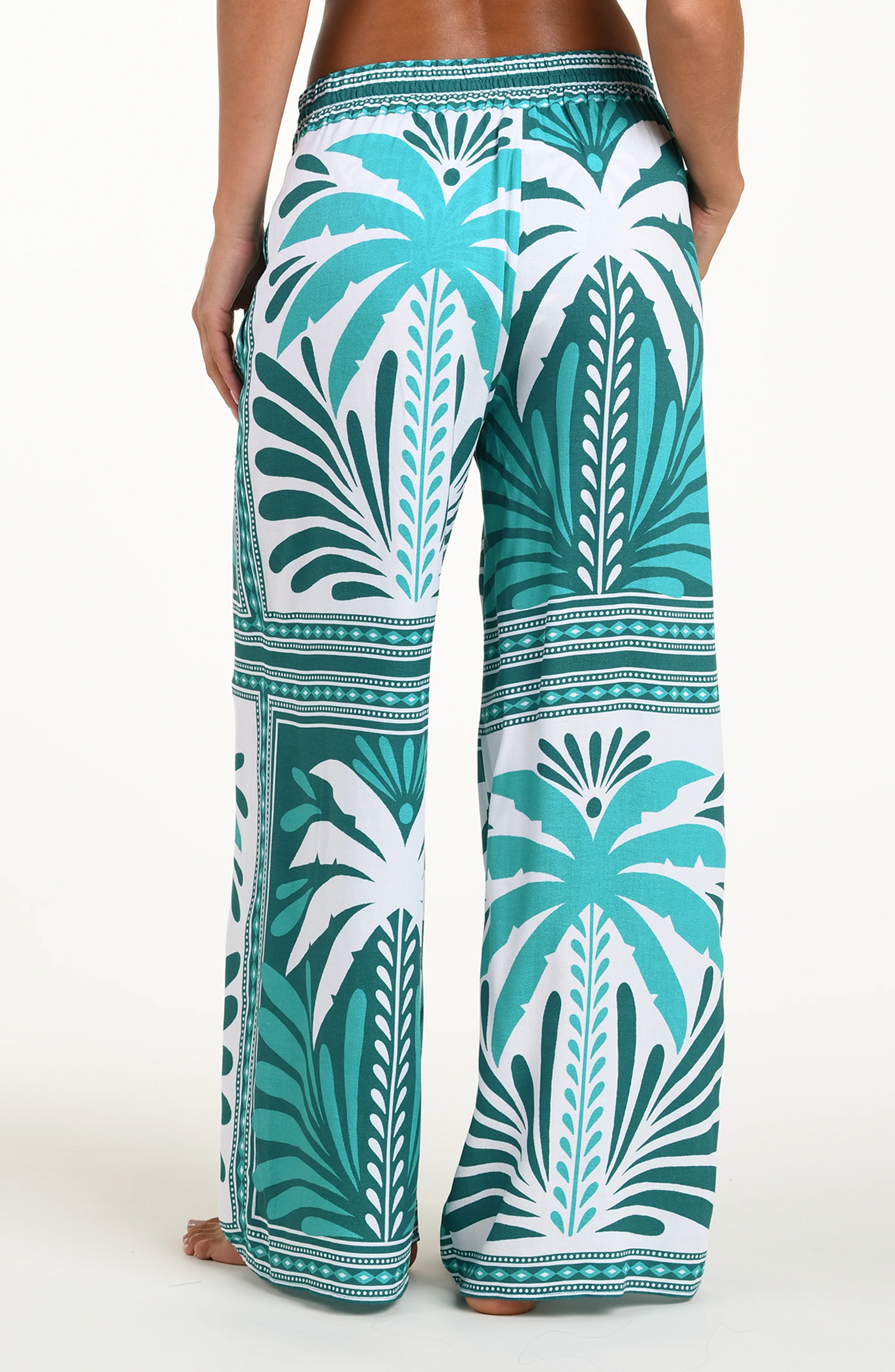 Sunshine 79 Patchwork Palms Beach Pant - Image 3