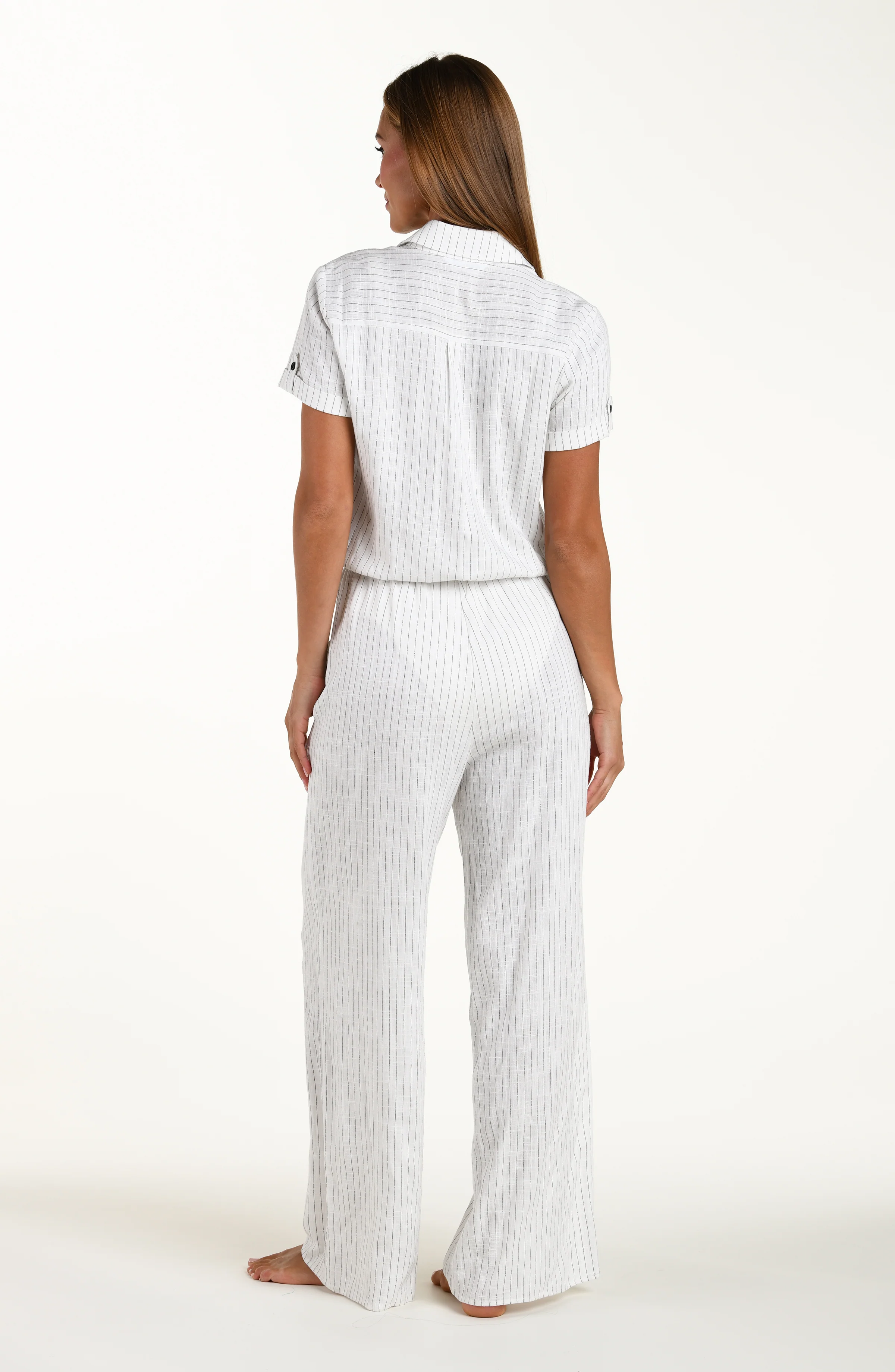Sunshine 79 Safari Chic Button Up Jumpsuit - Image 3