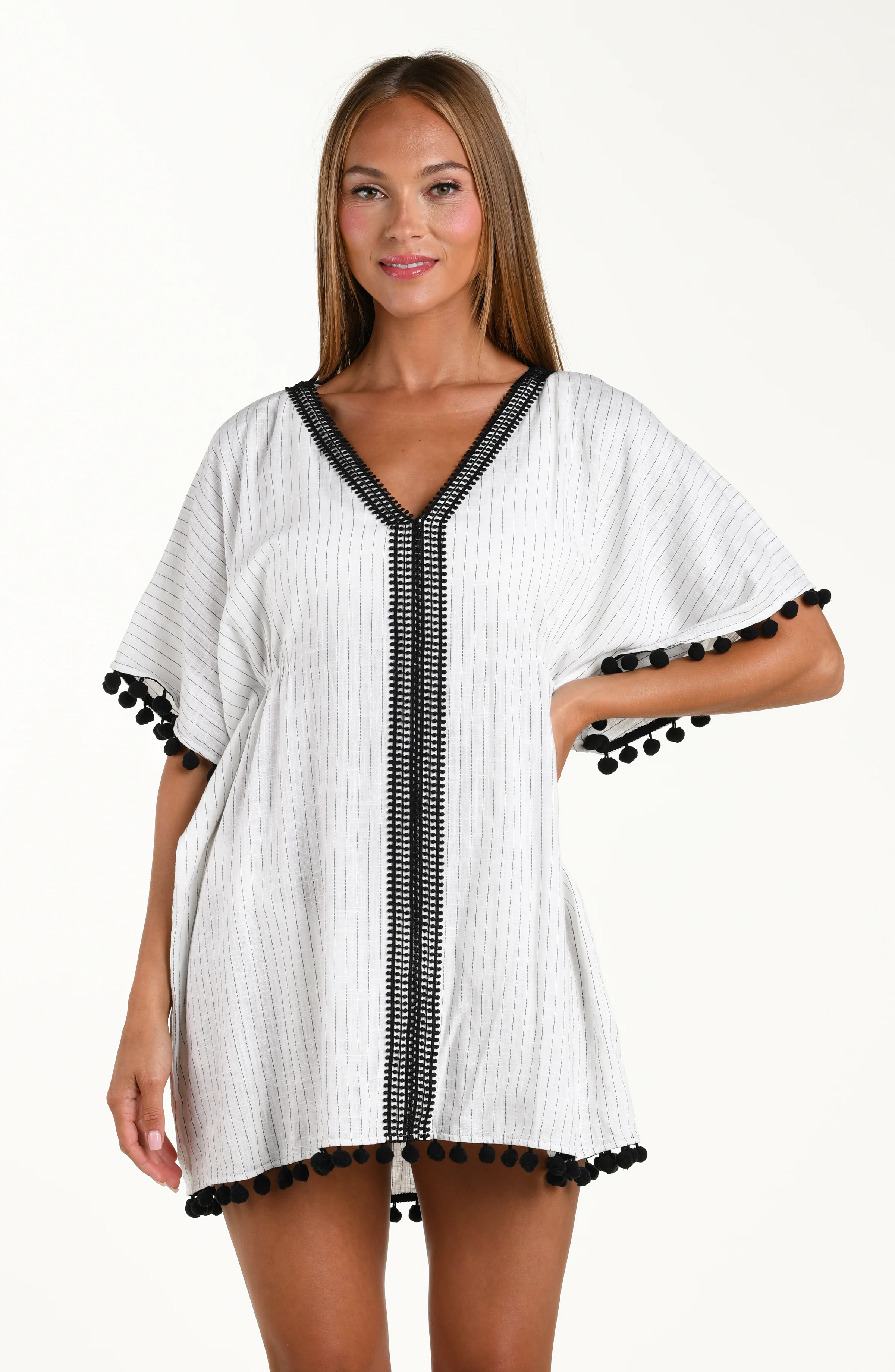 Sunshine 79 Safari Chic V-Neck Tunic - Image 4