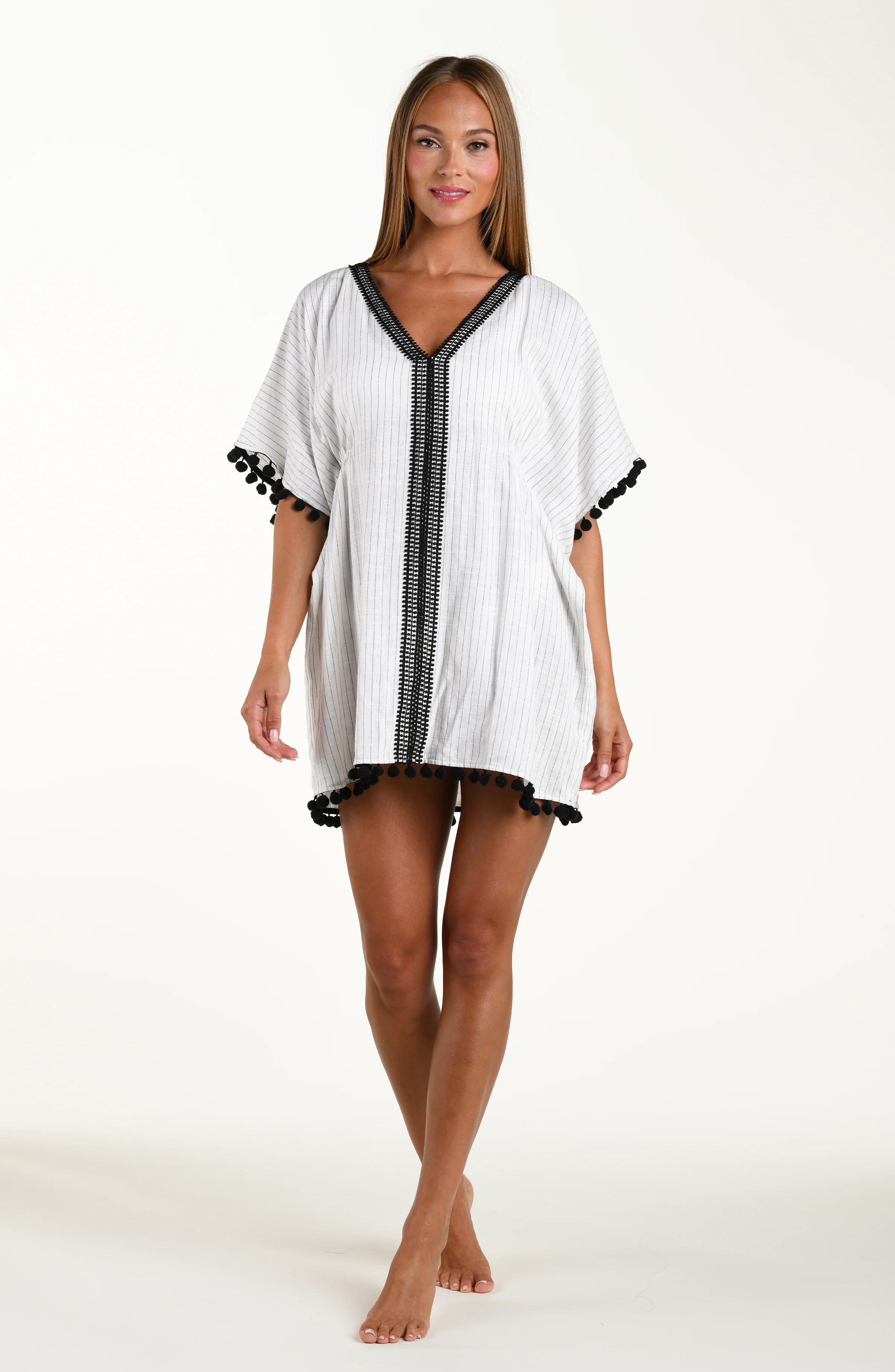 Sunshine 79 Safari Chic V-Neck Tunic - Image 5