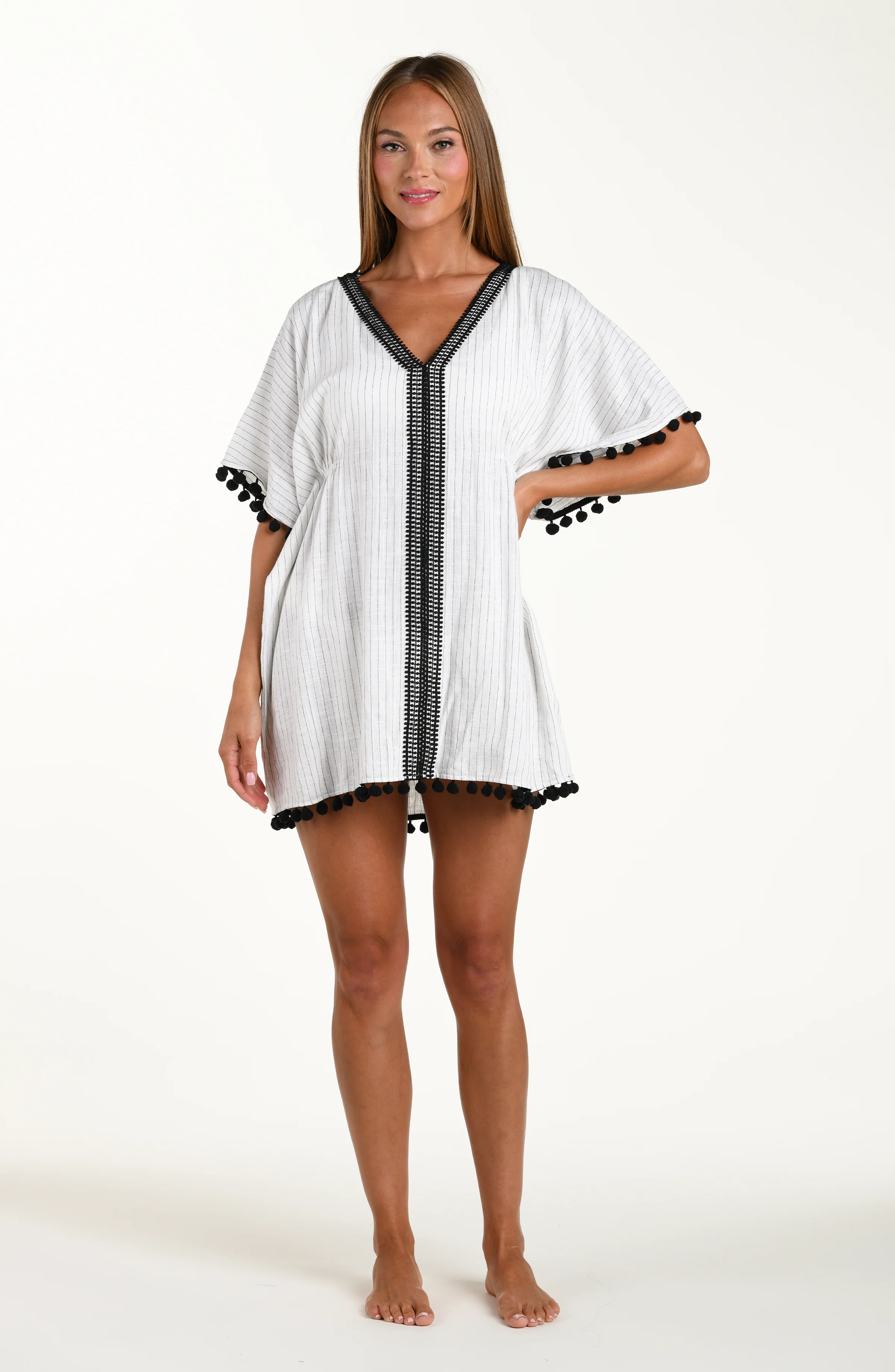 Sunshine 79 Safari Chic V-Neck Tunic - Image 7