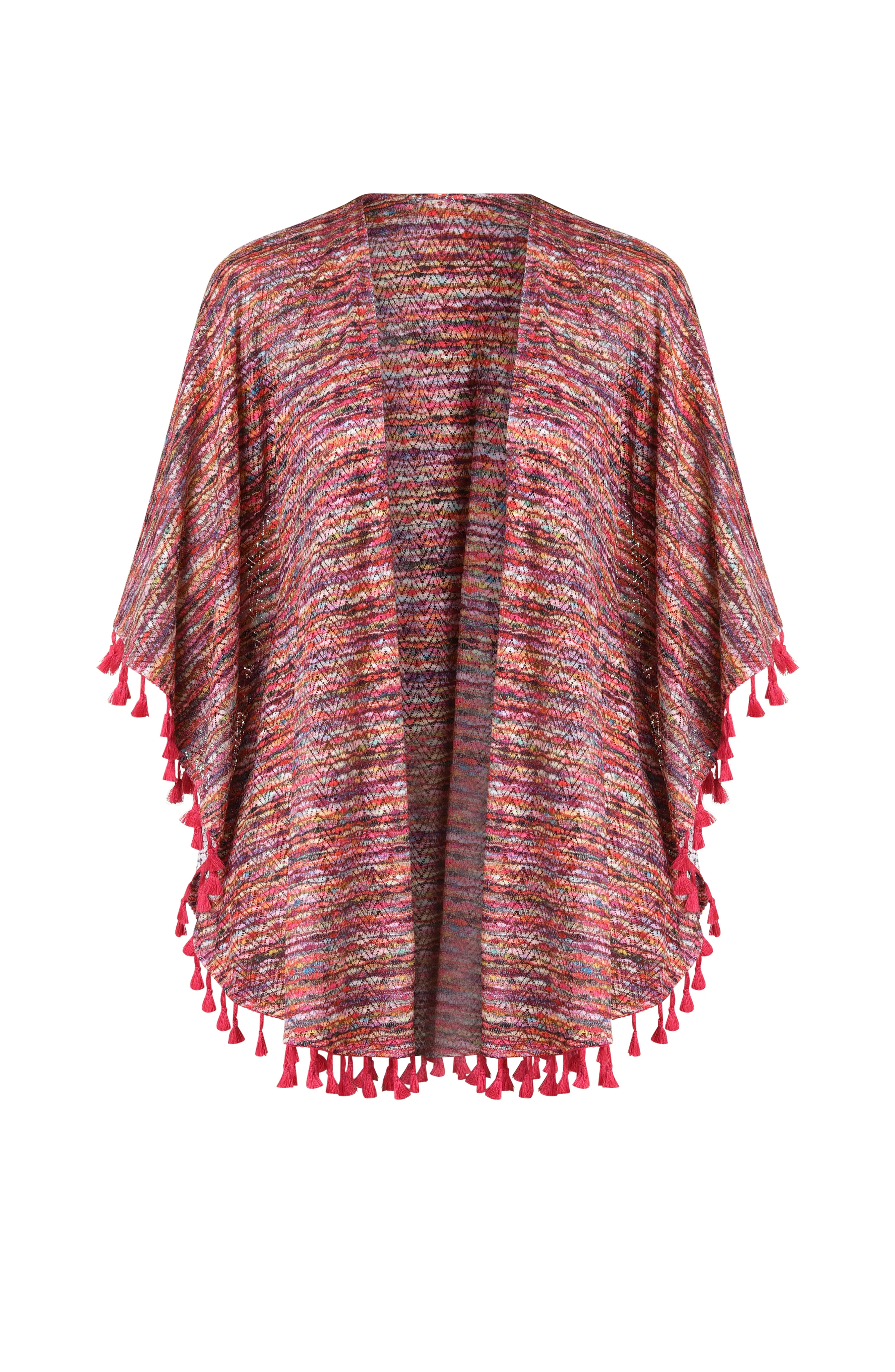 Sunshine 79 Shimmer Ripple Open Front Kimono - Image 7