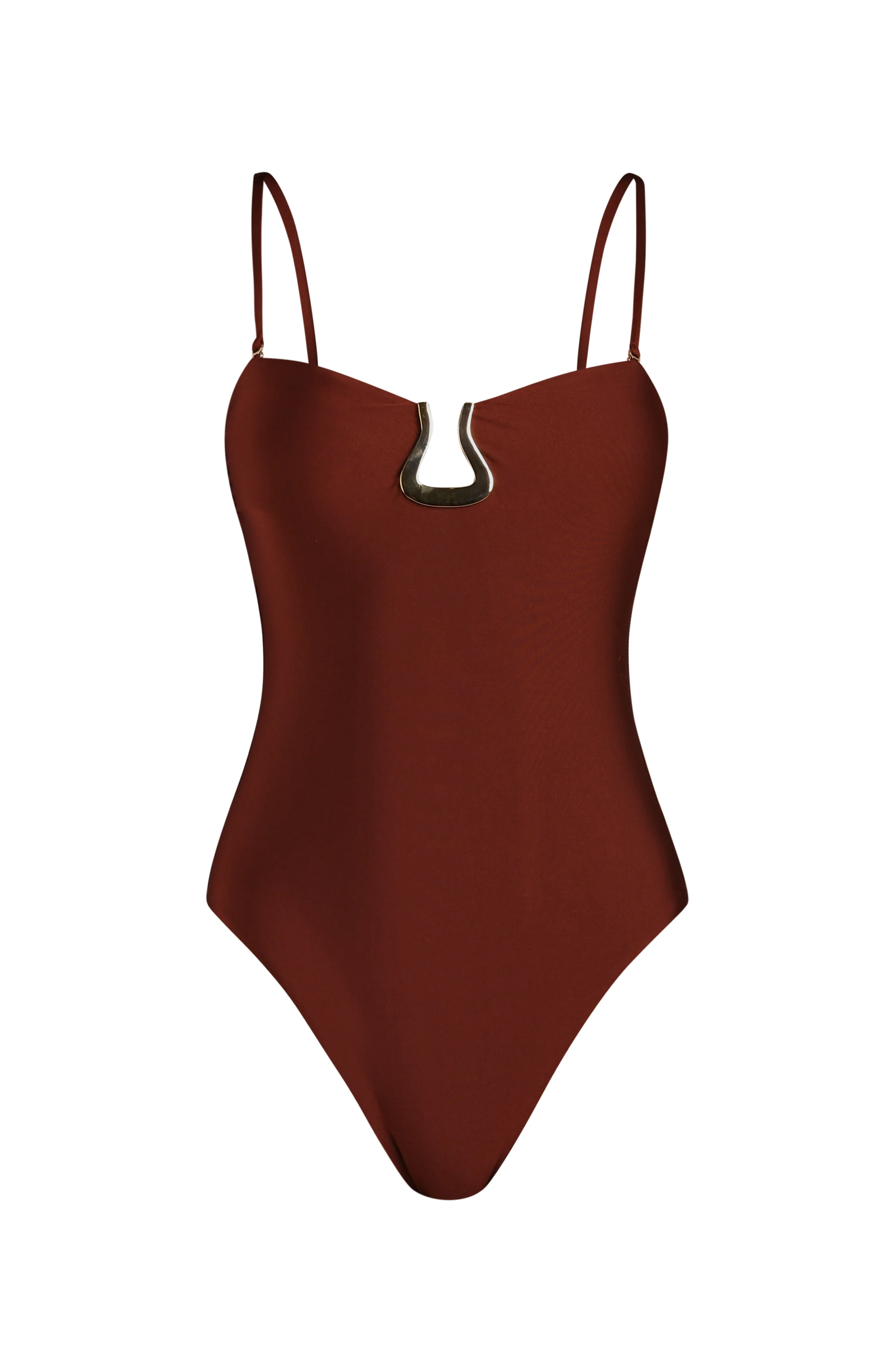 Sunshine 79 Solids Bandeau One Piece - Mahogany - Image 6