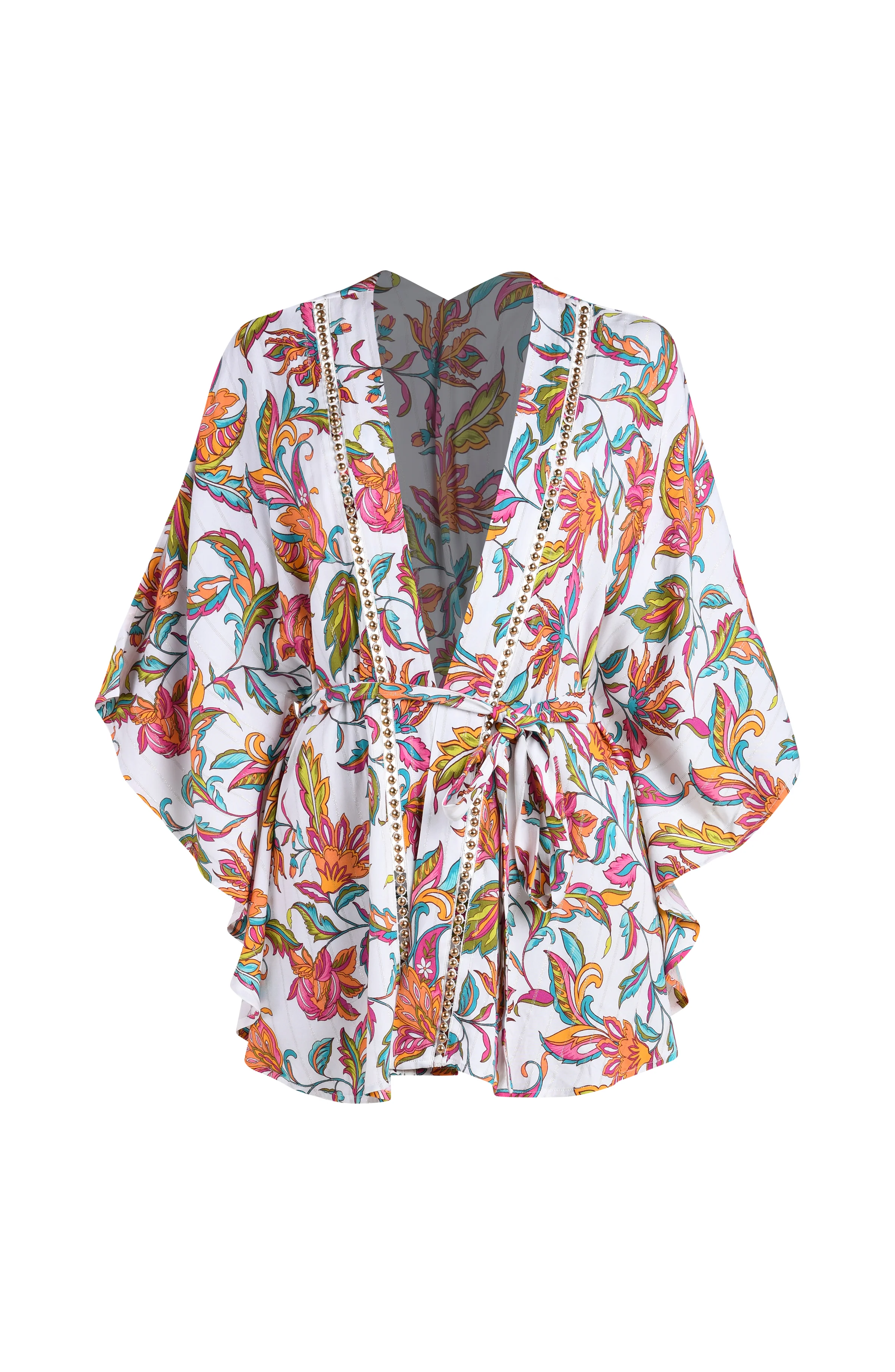 Sunshine 79 Wild Vines Open Front Kimono - Image 5