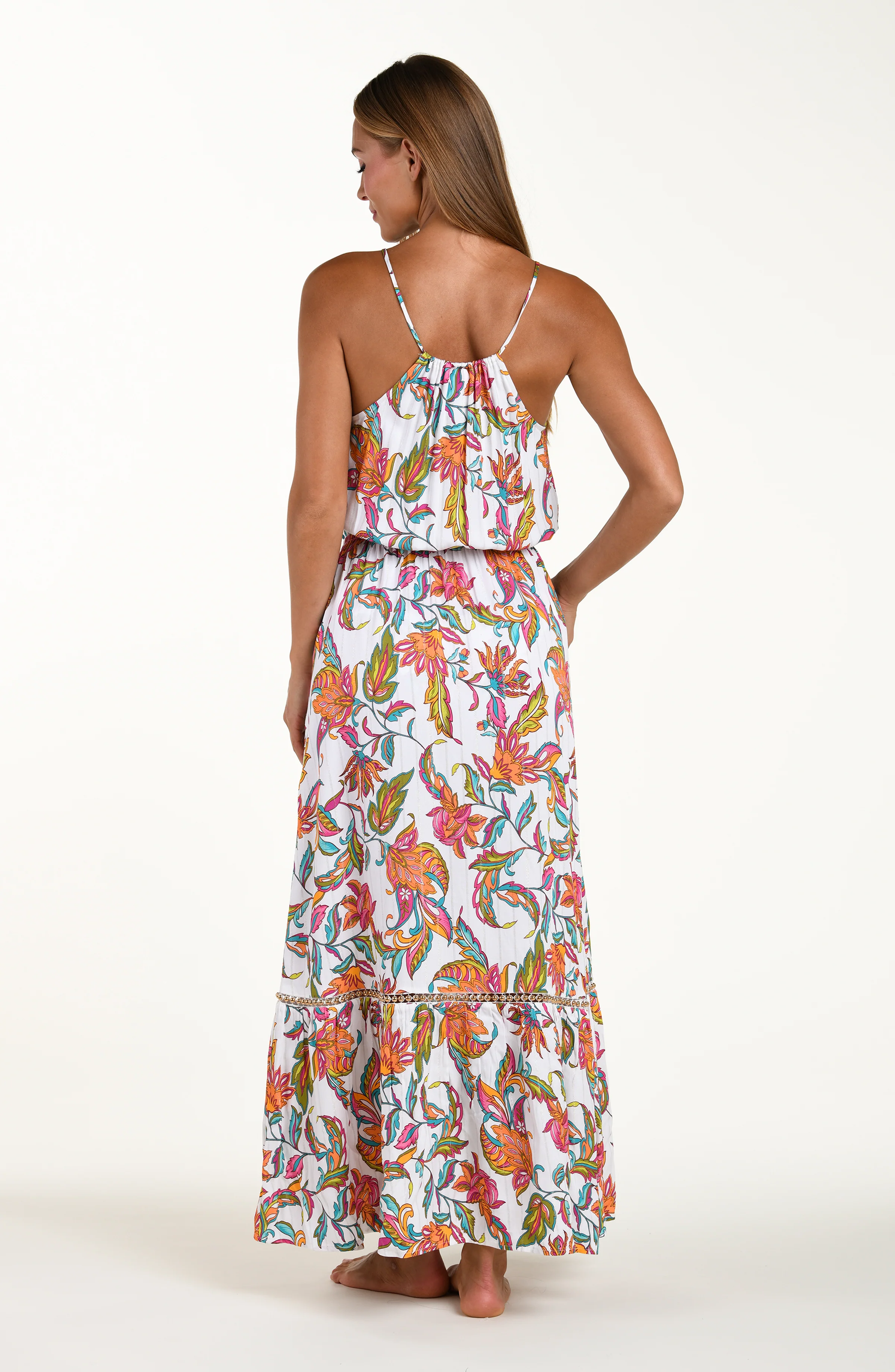 Sunshine 79 Wild Vines Tiered Maxi Dress - Image 2
